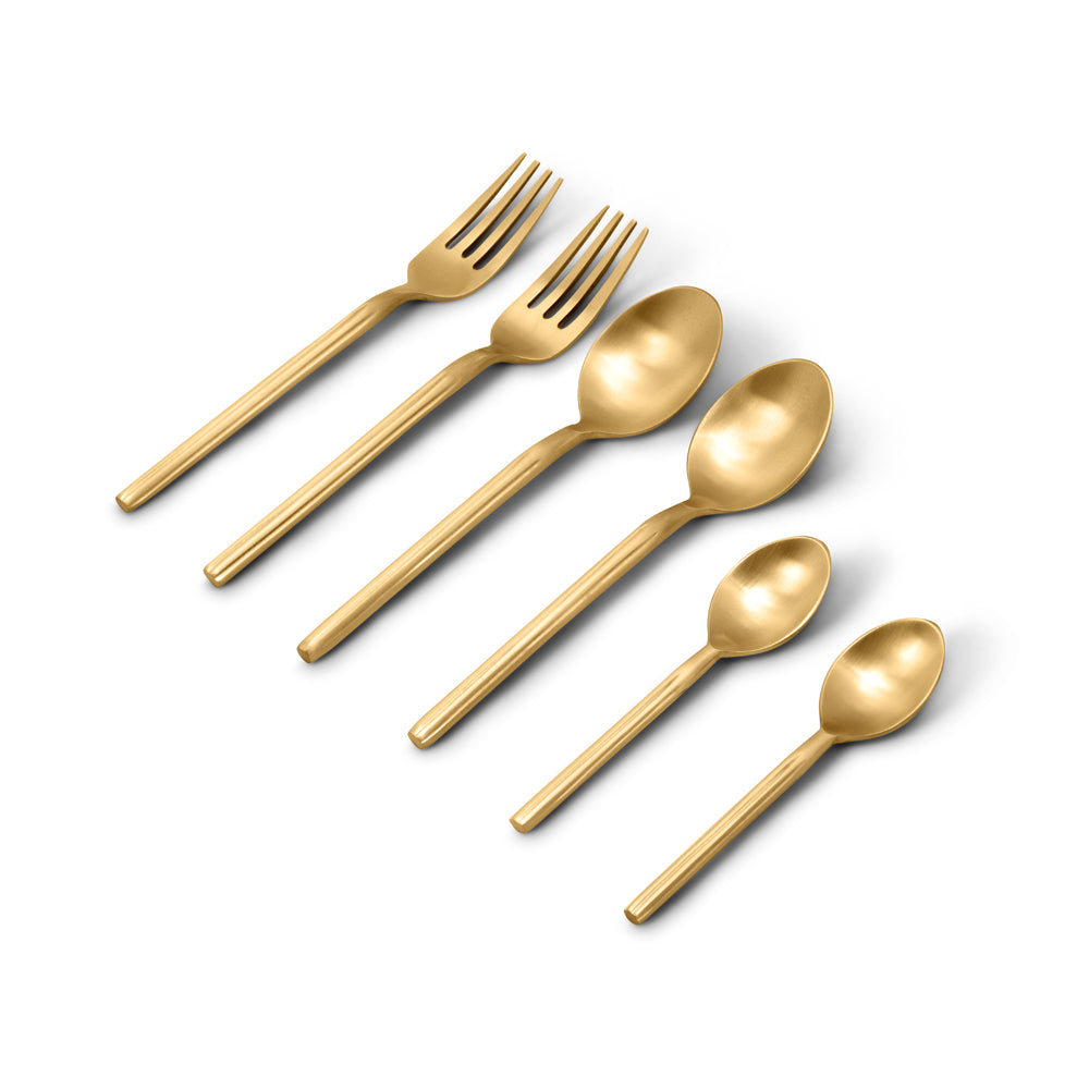 Brass Cutlery 6 Pcs Set (Milton Concepts)