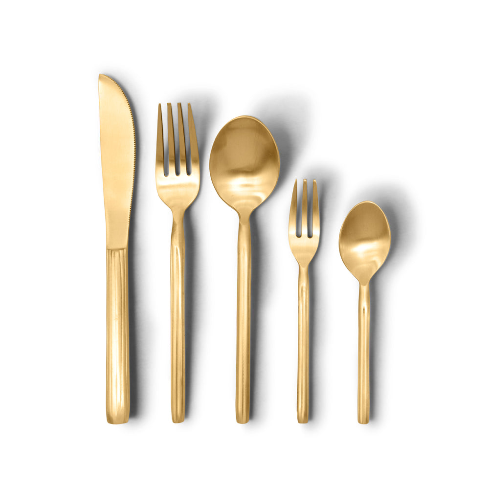Brass Cutlery 10 Pcs Set (Milton Concepts)