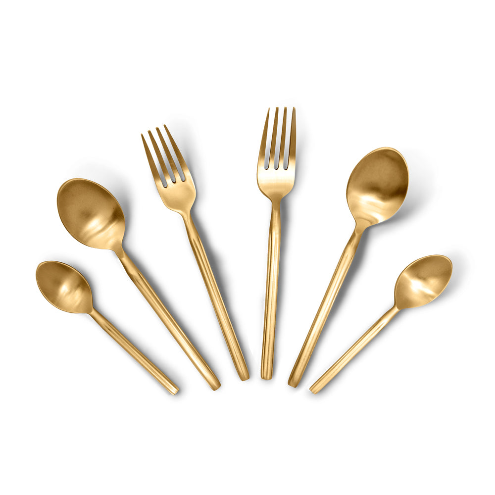 Brass Cutlery 6 Pcs Set (Milton Concepts)