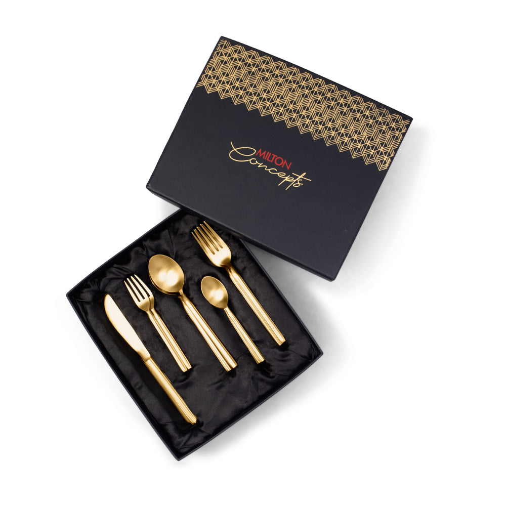 Brass Cutlery 10 Pcs Set (Milton Concepts)