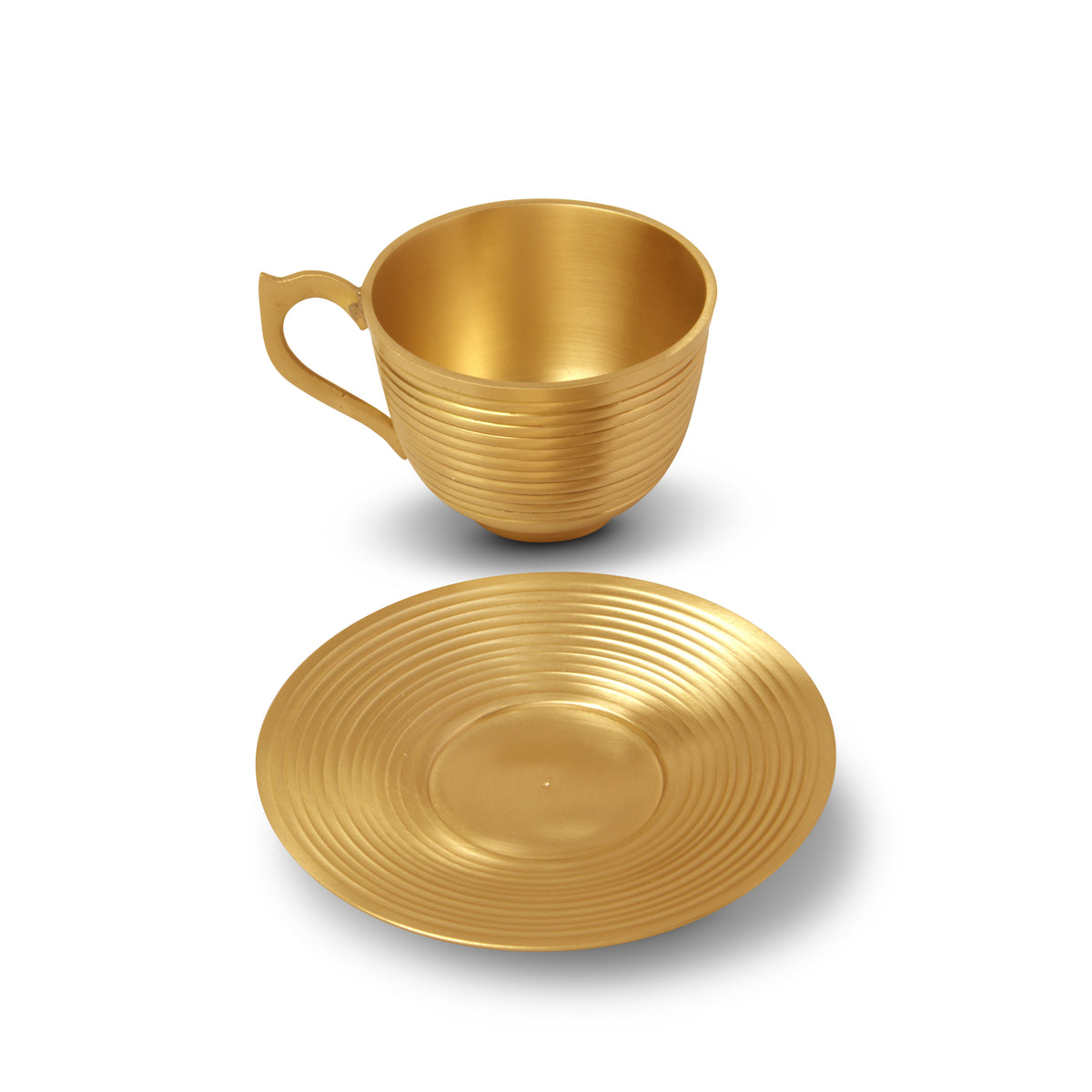 Brass Cup & Saucer Set (Milton Concepts)