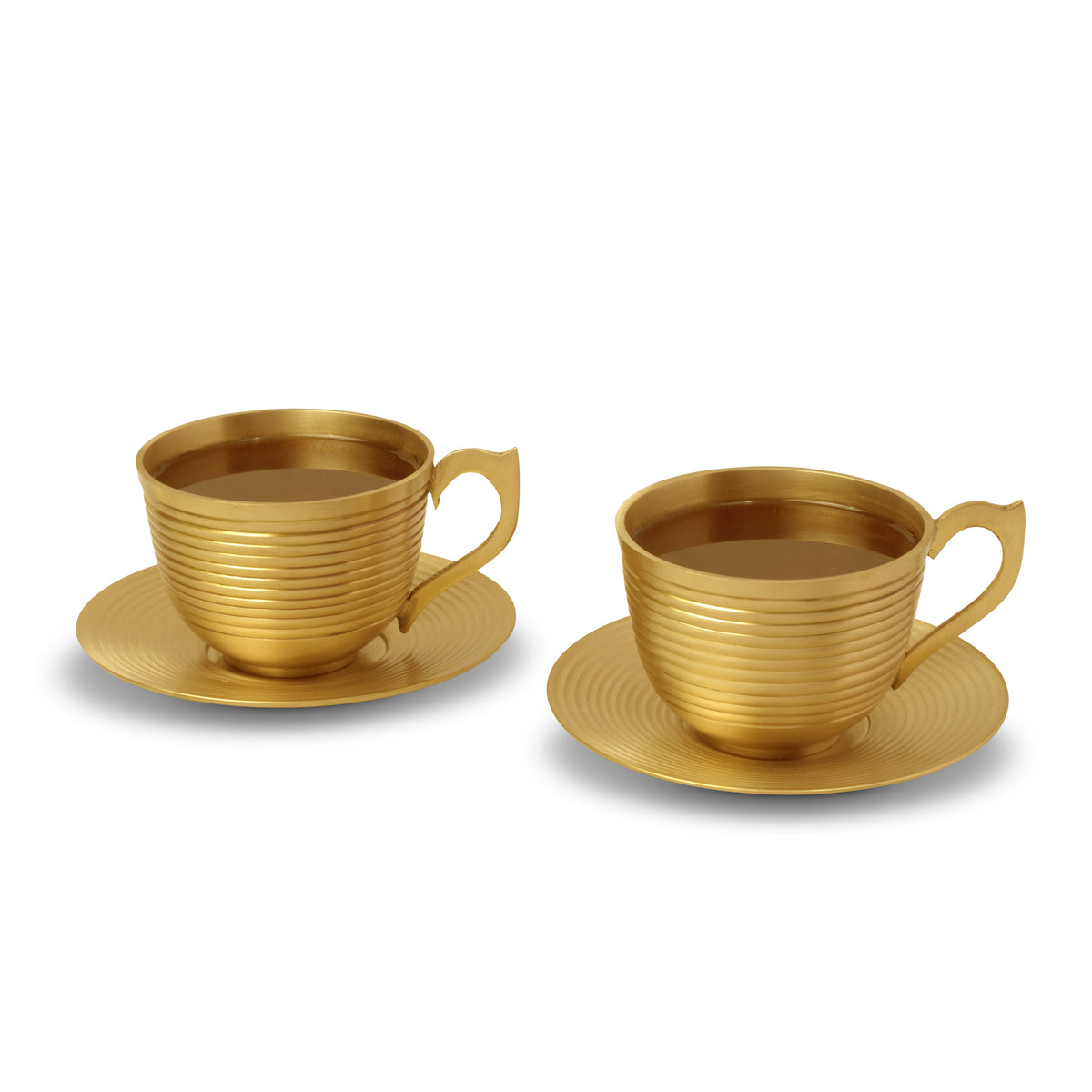 Brass Cup & Saucer Set (Milton Concepts)