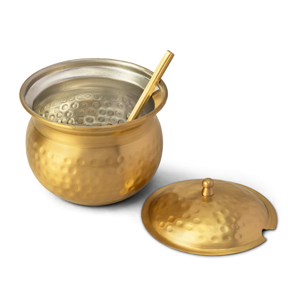 Brass Ghee Pot (Milton Concepts)