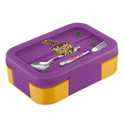 Sports Ethan 3 UV Printing Steel Thermoware Lunchbox - Kolkata Knight Riders (KKR) - Milton