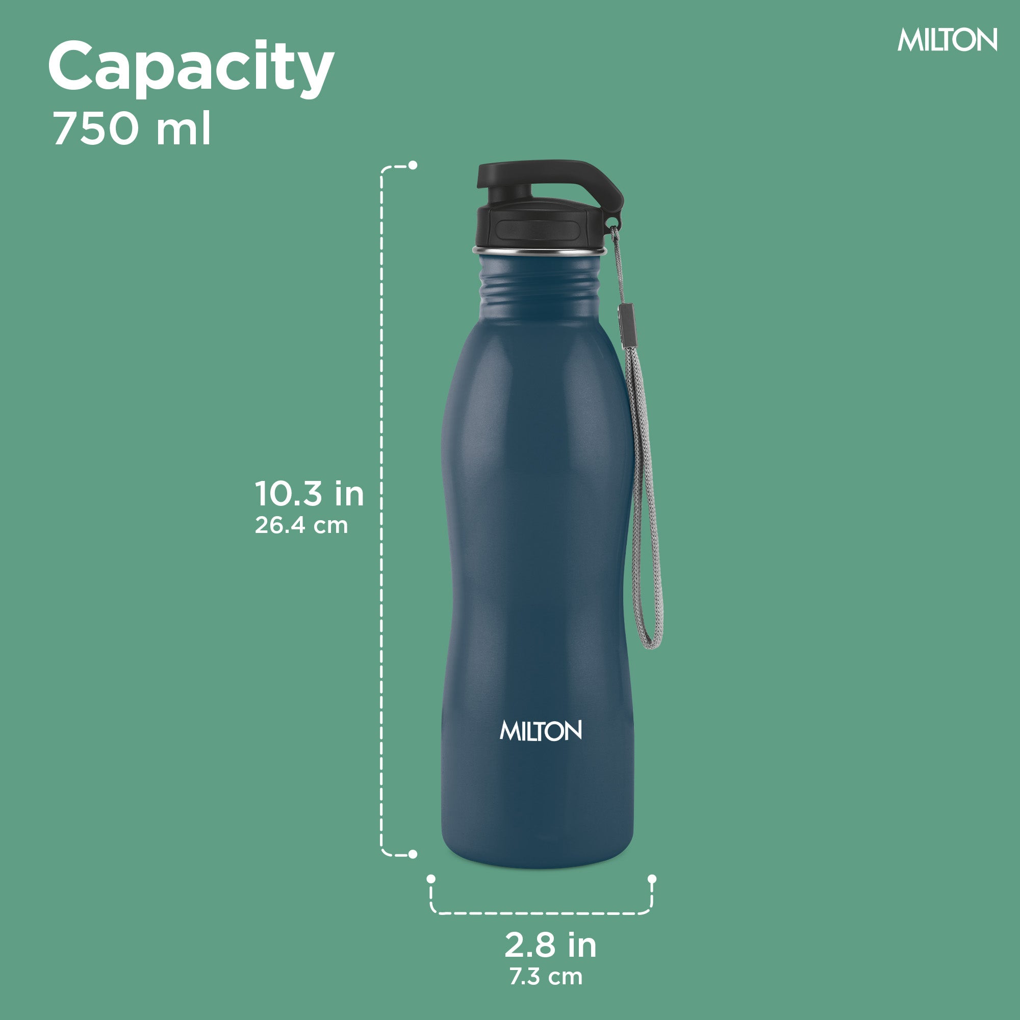 Immerse Bottle with Two Lids (Milton)