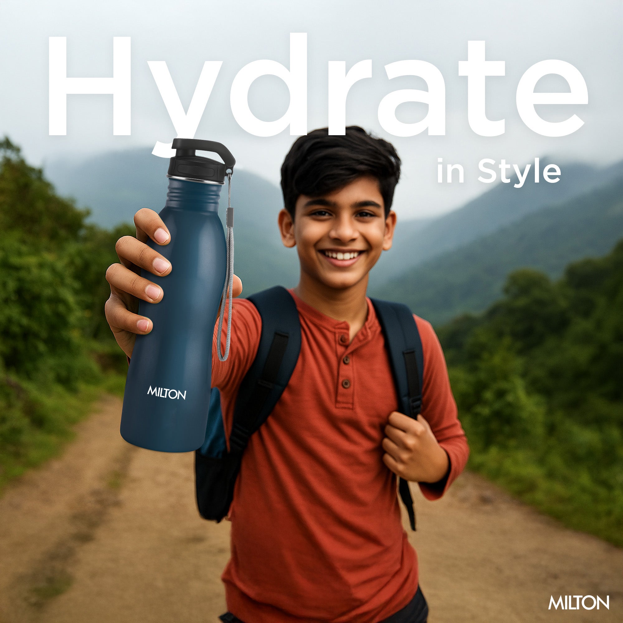 Immerse Bottle with Two Lids (Milton)