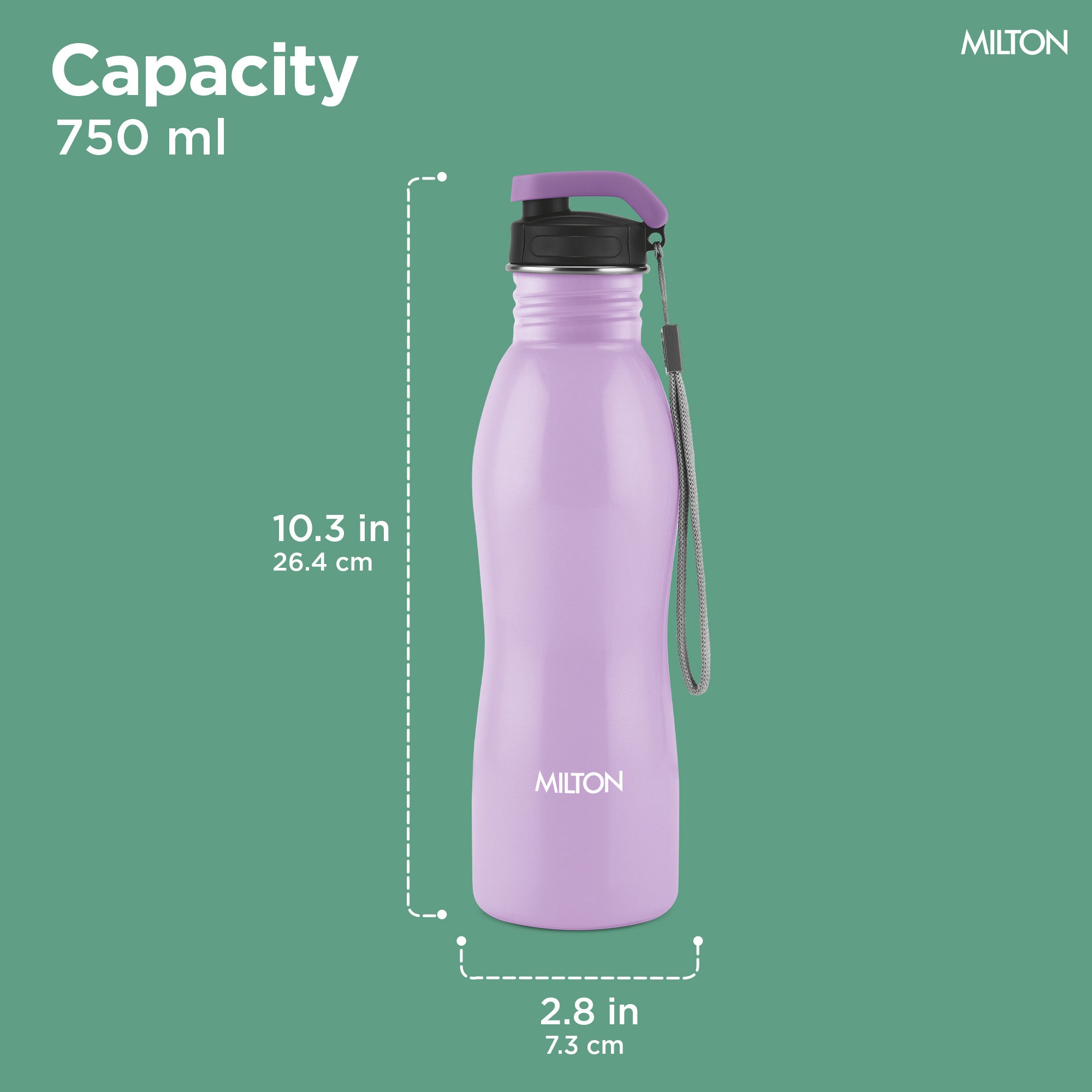Immerse Bottle with Two Lids (Milton)
