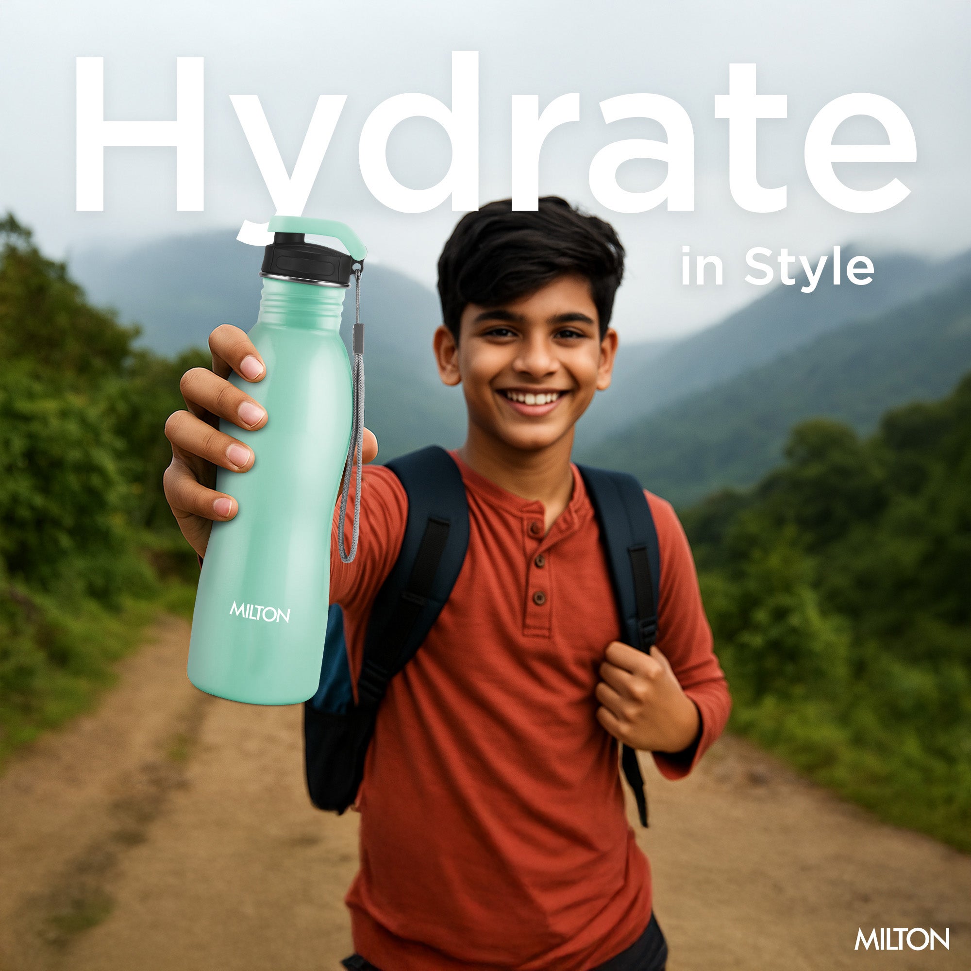 Immerse Bottle with Two Lids (Milton)