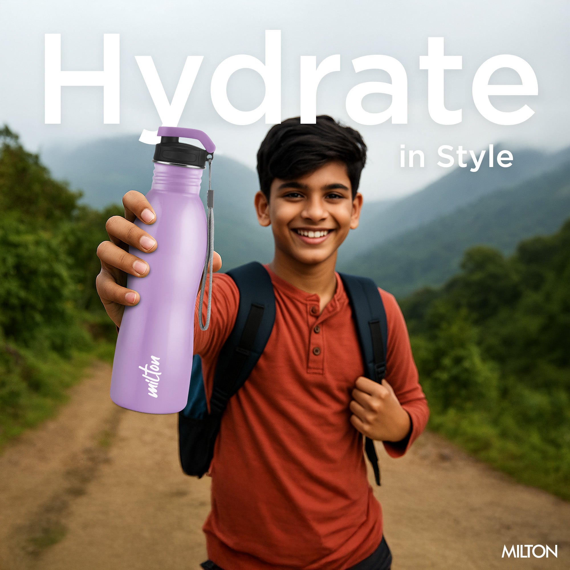 Immerse Bottle with Two Lids (Milton)