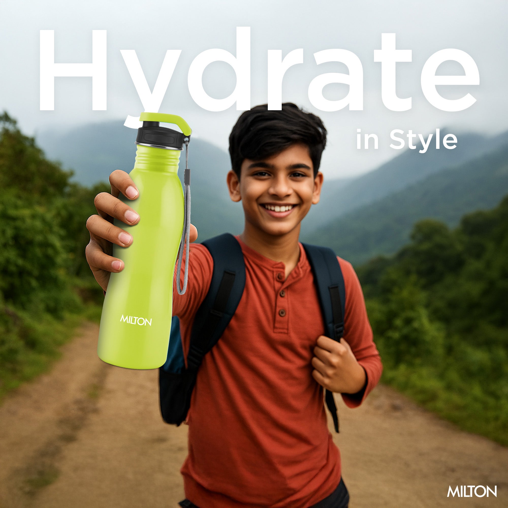 Immerse Bottle with Two Lids (Milton)