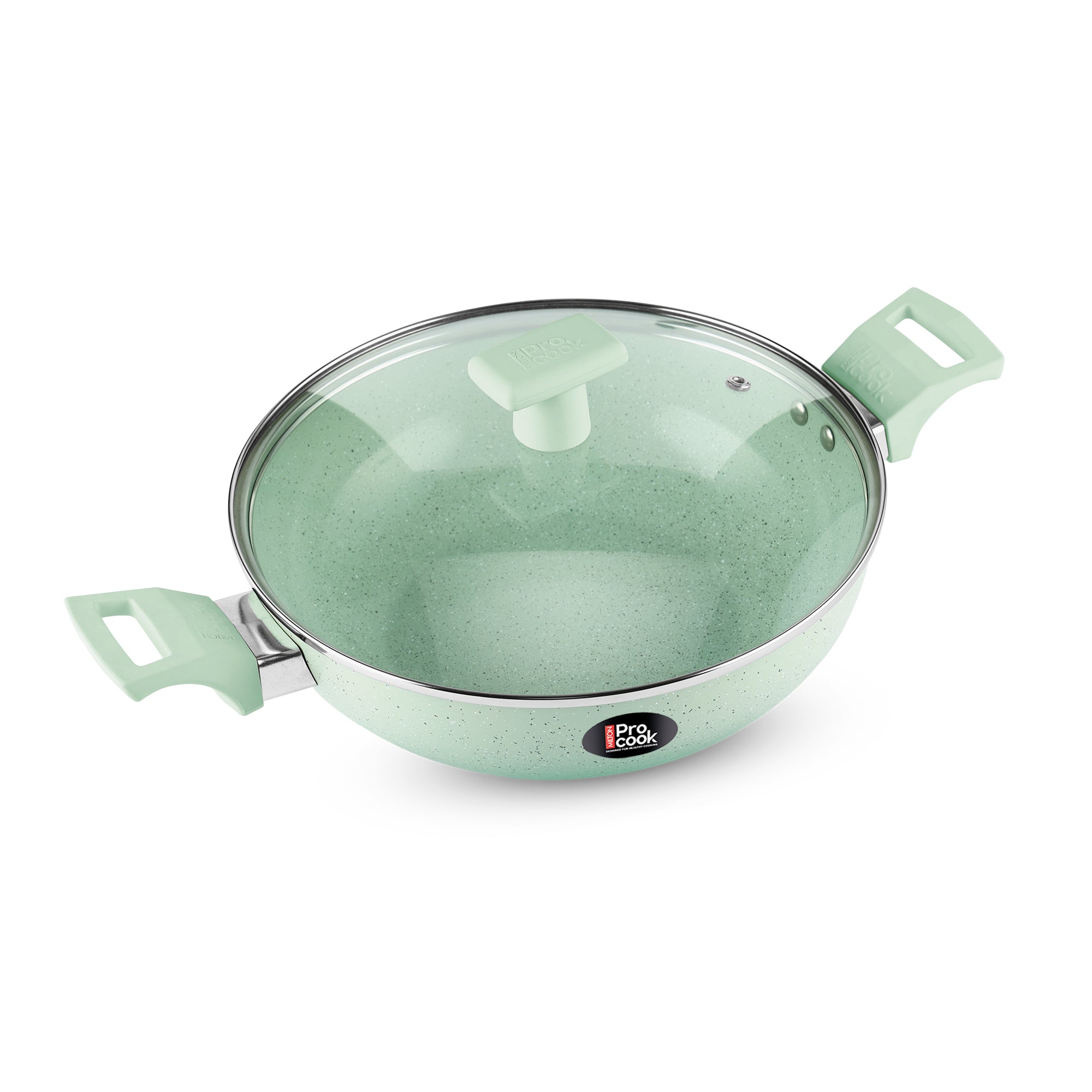 Ceramic Kadhai With Lid (Procook by Milton)