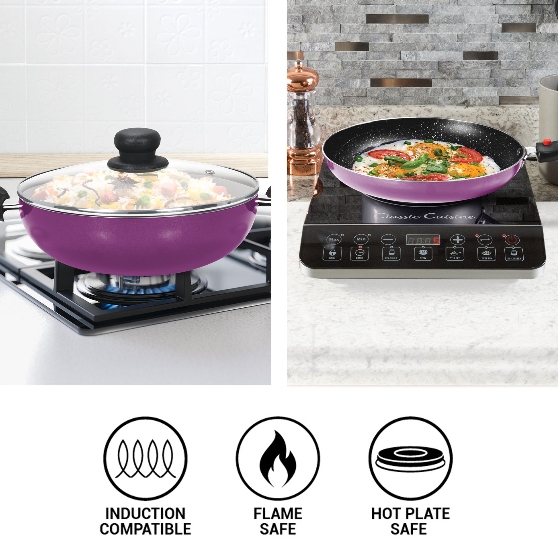 Buy Kitchen Jewel Plus Cookware Set Features