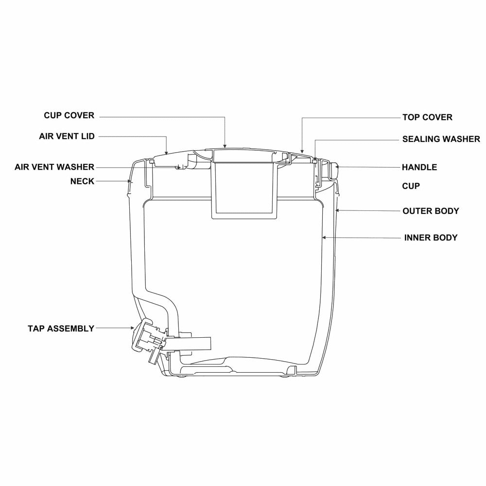 Kool Seal Insulated Water Jug (Milton)