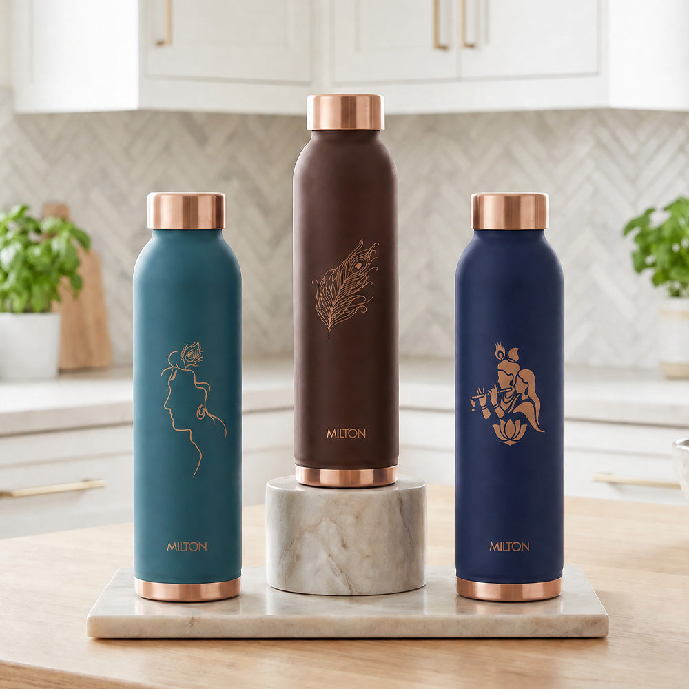 Krishna Divine Copper Arogya Plus Bottle (Milton)
