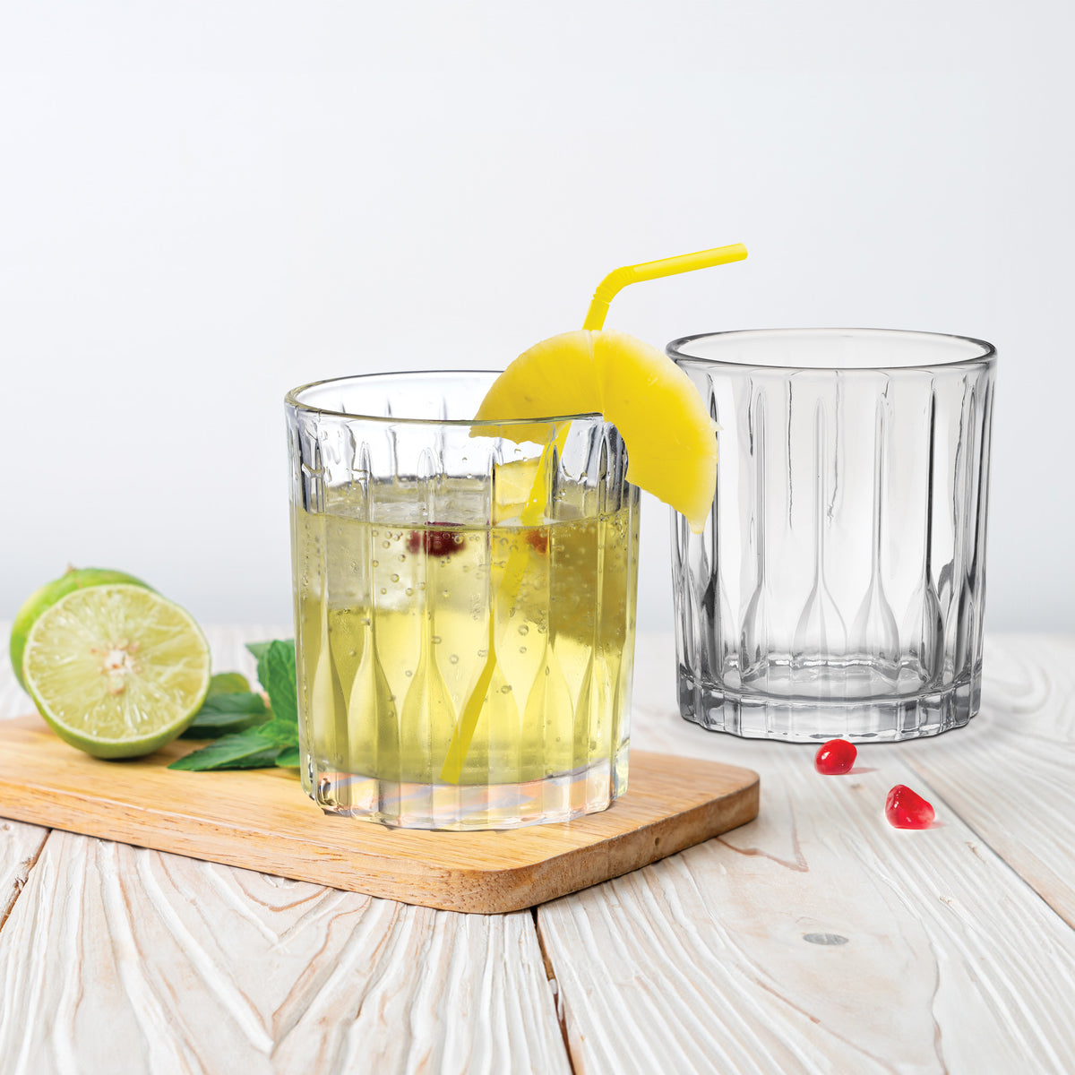 Linea Tumbler Set (Treo by Milton) - Juice - 230 ml / 6 Pcs Set
