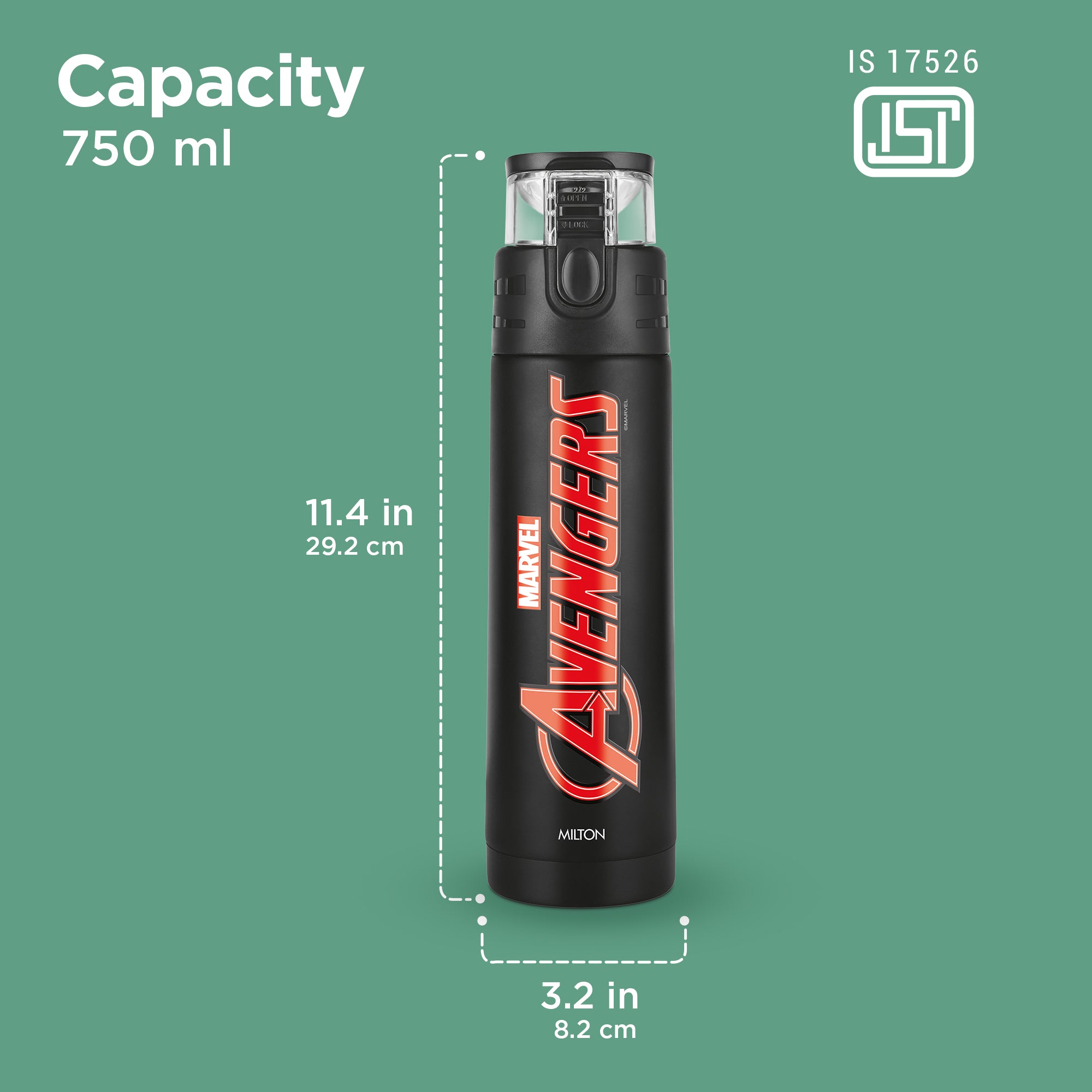 Marvel Mighty Avengers Thermosteel Bottle (Milton)