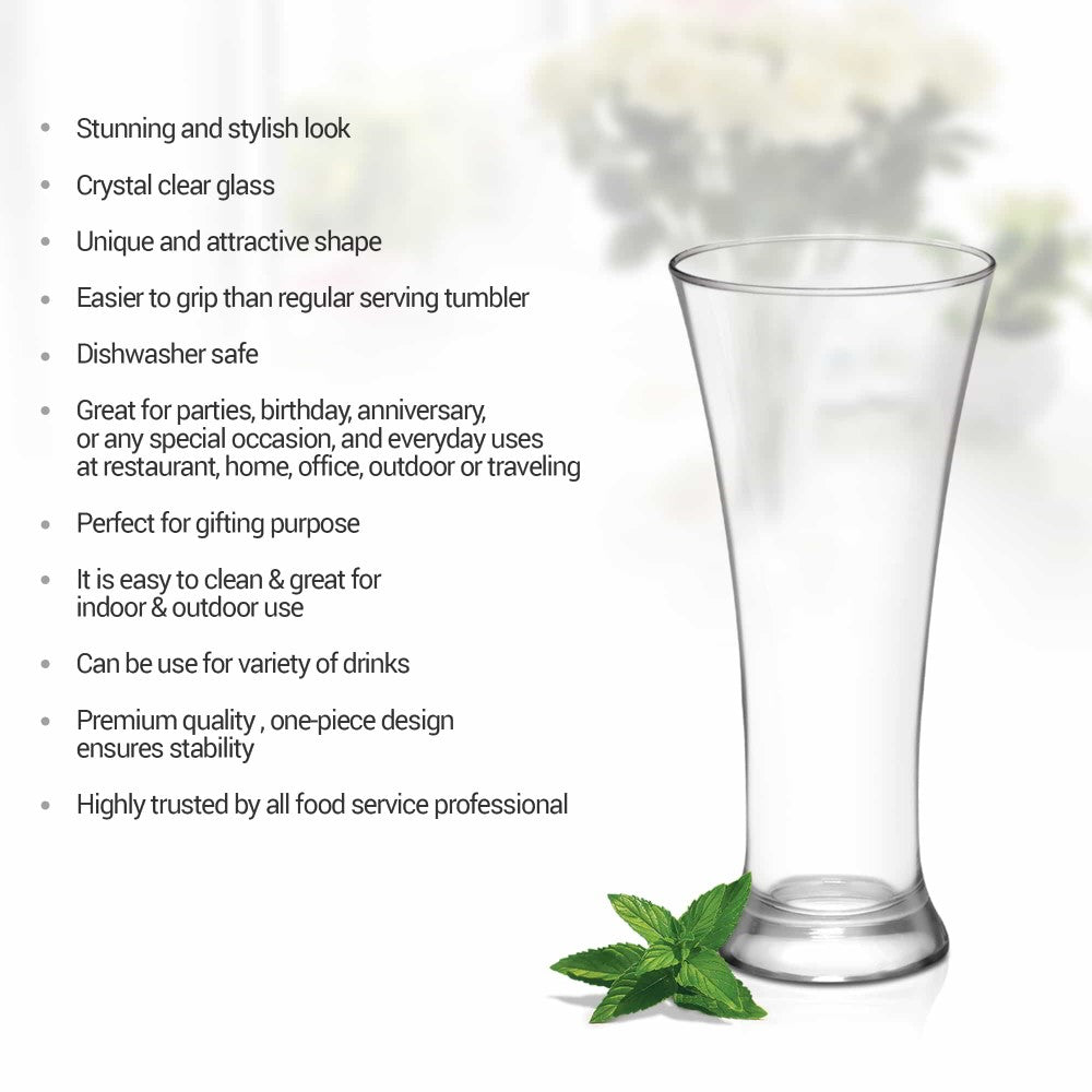 Milano Glass Tumbler Features