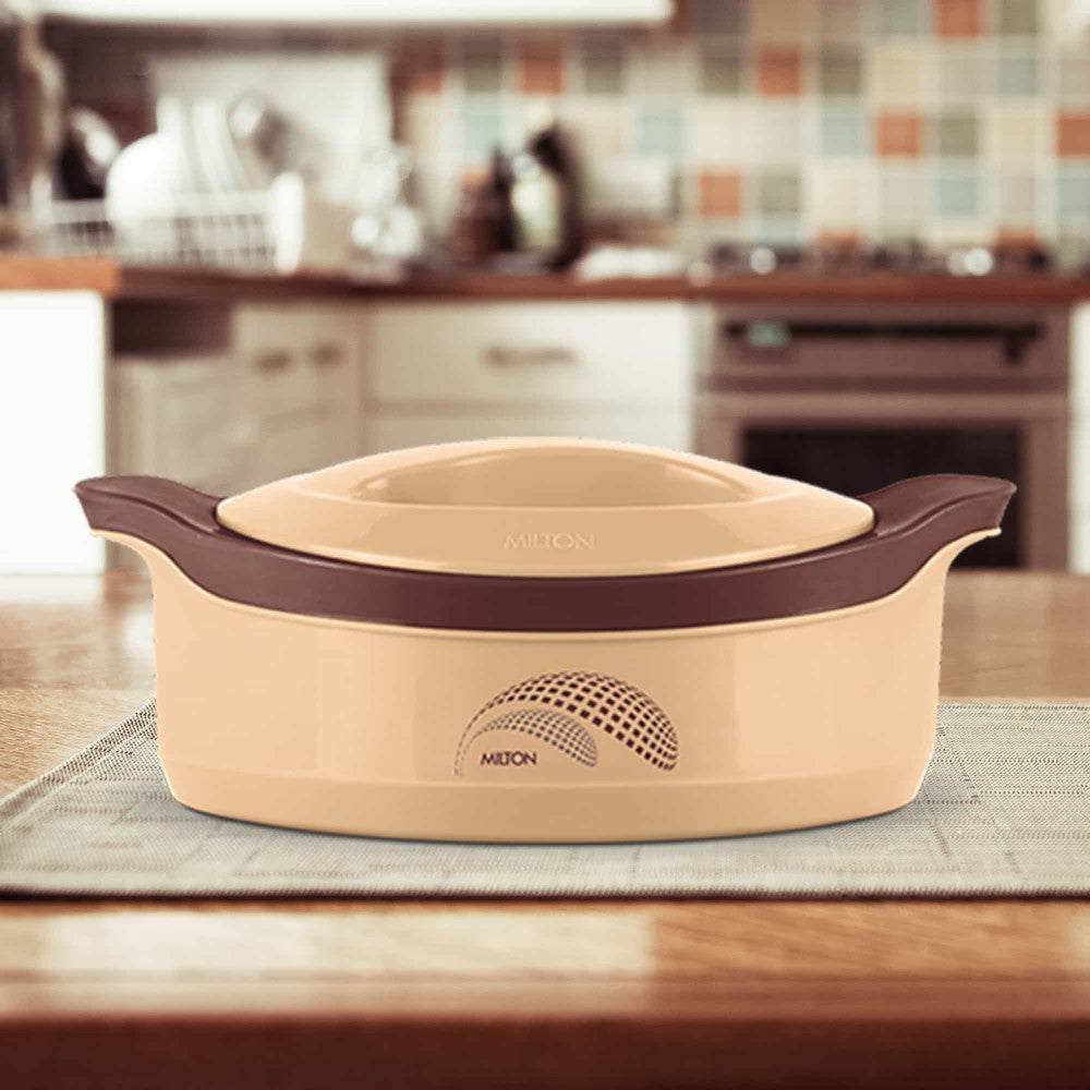 New Marvel Insulated Stainless Steel Casserole (Milton) - Brown / 1000 ml / 1 Unit