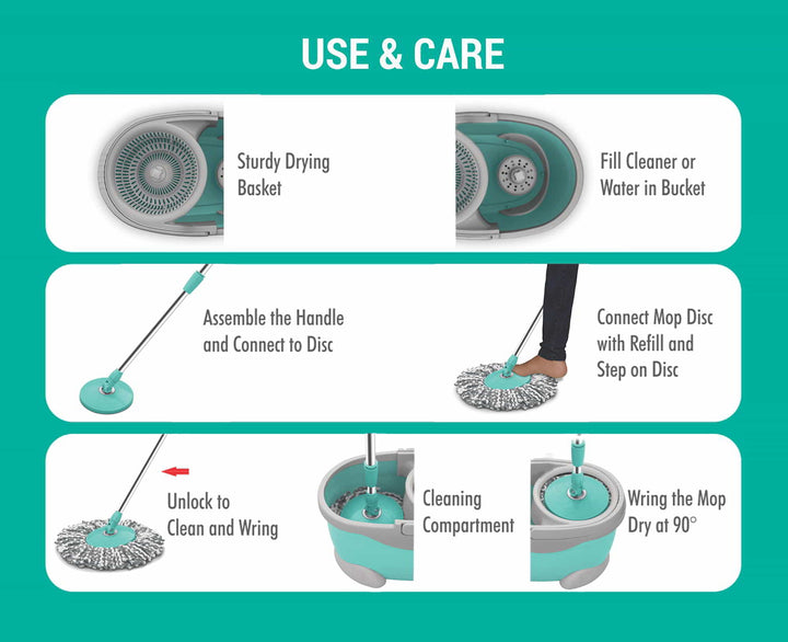 Maxx Spin Mop (Spotzero by Milton)