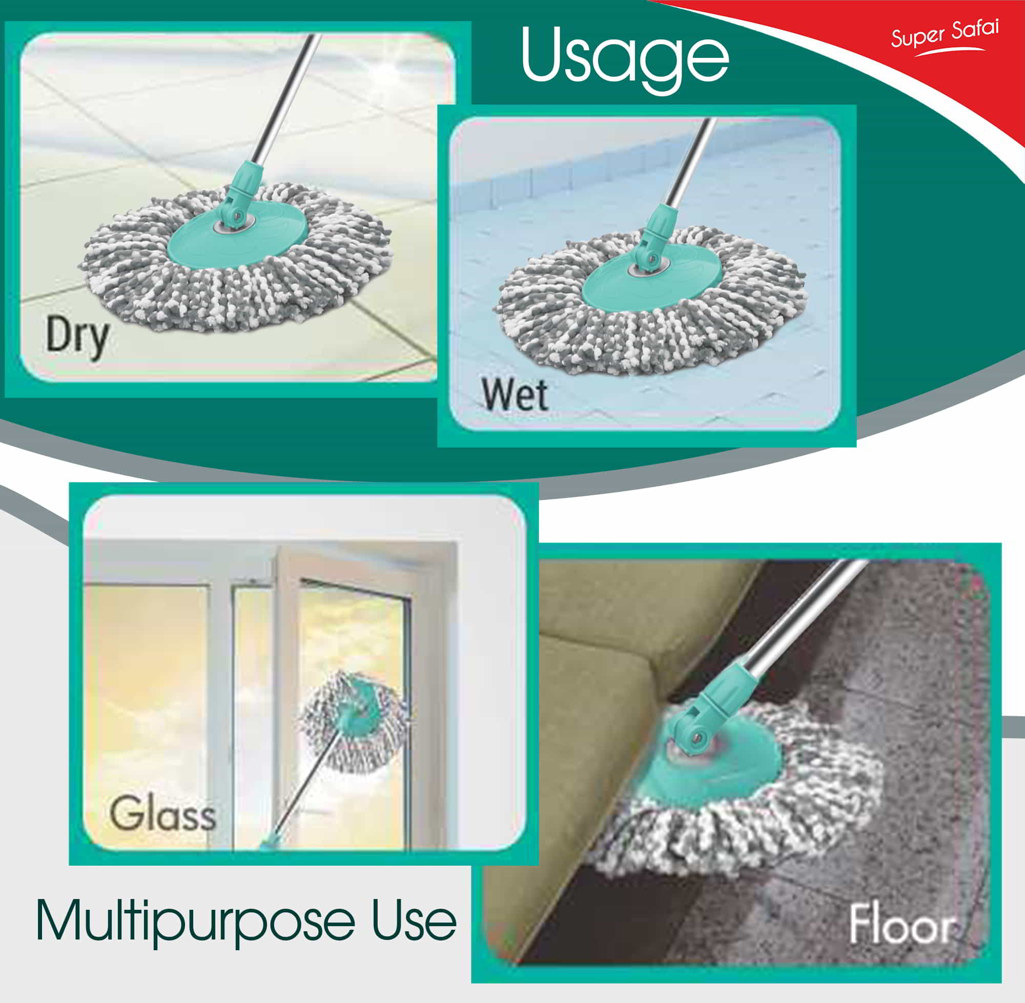 Maxx Spin Mop (Spotzero by Milton) - CL Sale