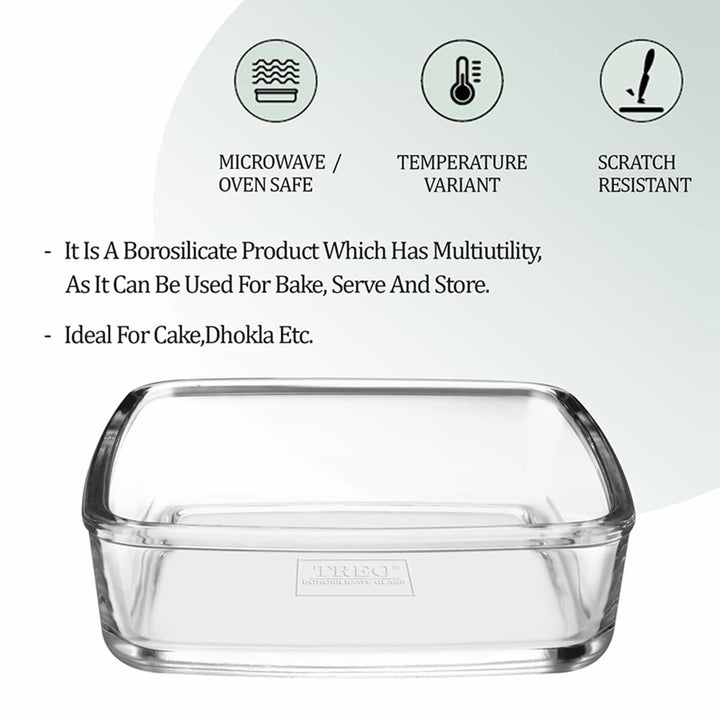 Borosilicate Square Dish (Treo by Milton)