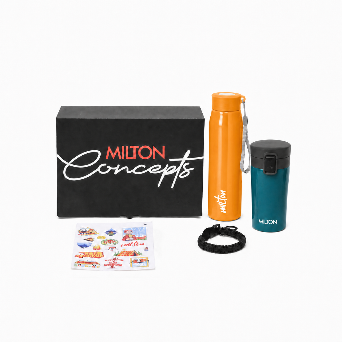 {Orange | Teal Blue | Grey/Black & Adventure Sticker}