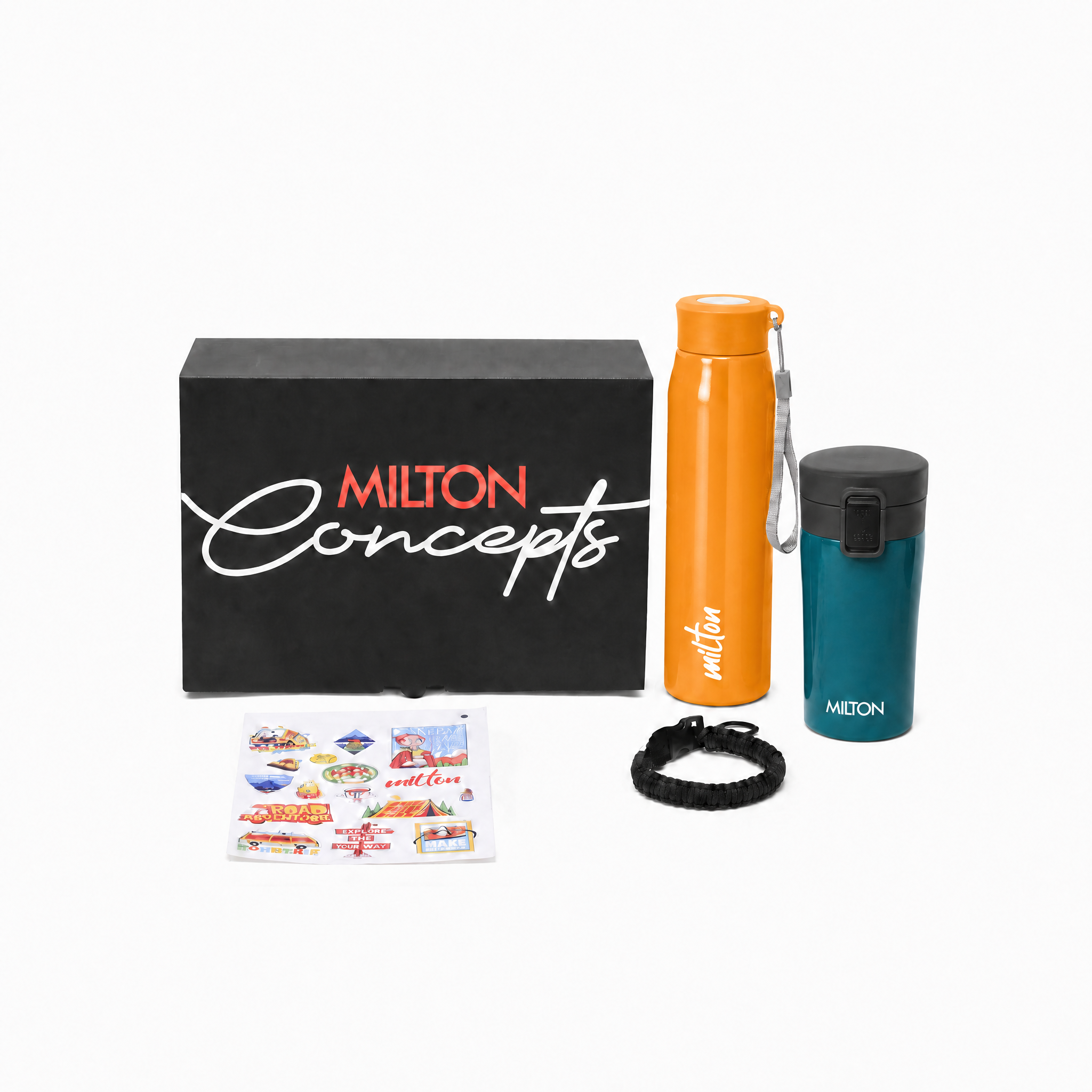 {Orange | Teal Blue | Grey/Black & Adventure Sticker}