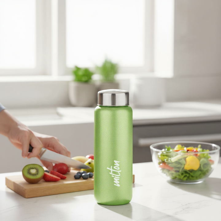 Aqua Single Walled Stainless Steel Bottle