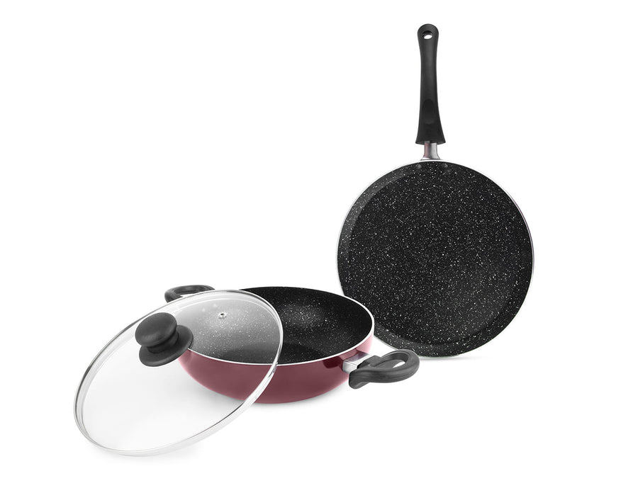 Milton ProCook New My Kitchen 2Pc Set,Burgundy