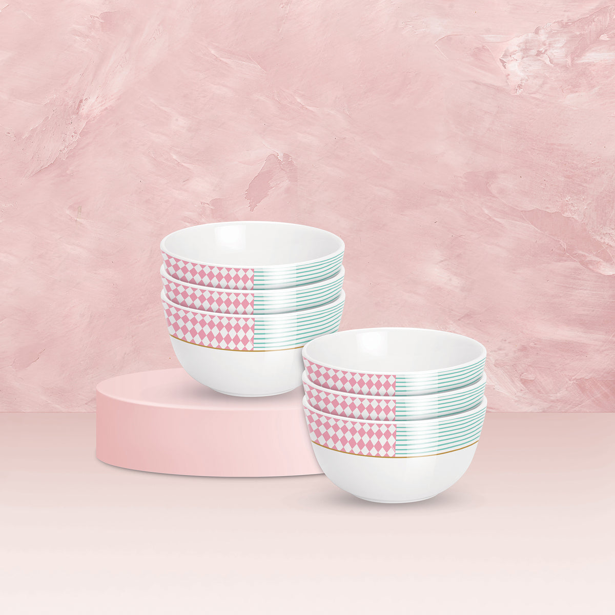 Terrana Collection Bowl Set - FRESCO (Treo By Milton) - 6 Pcs Set / Veg Bowl