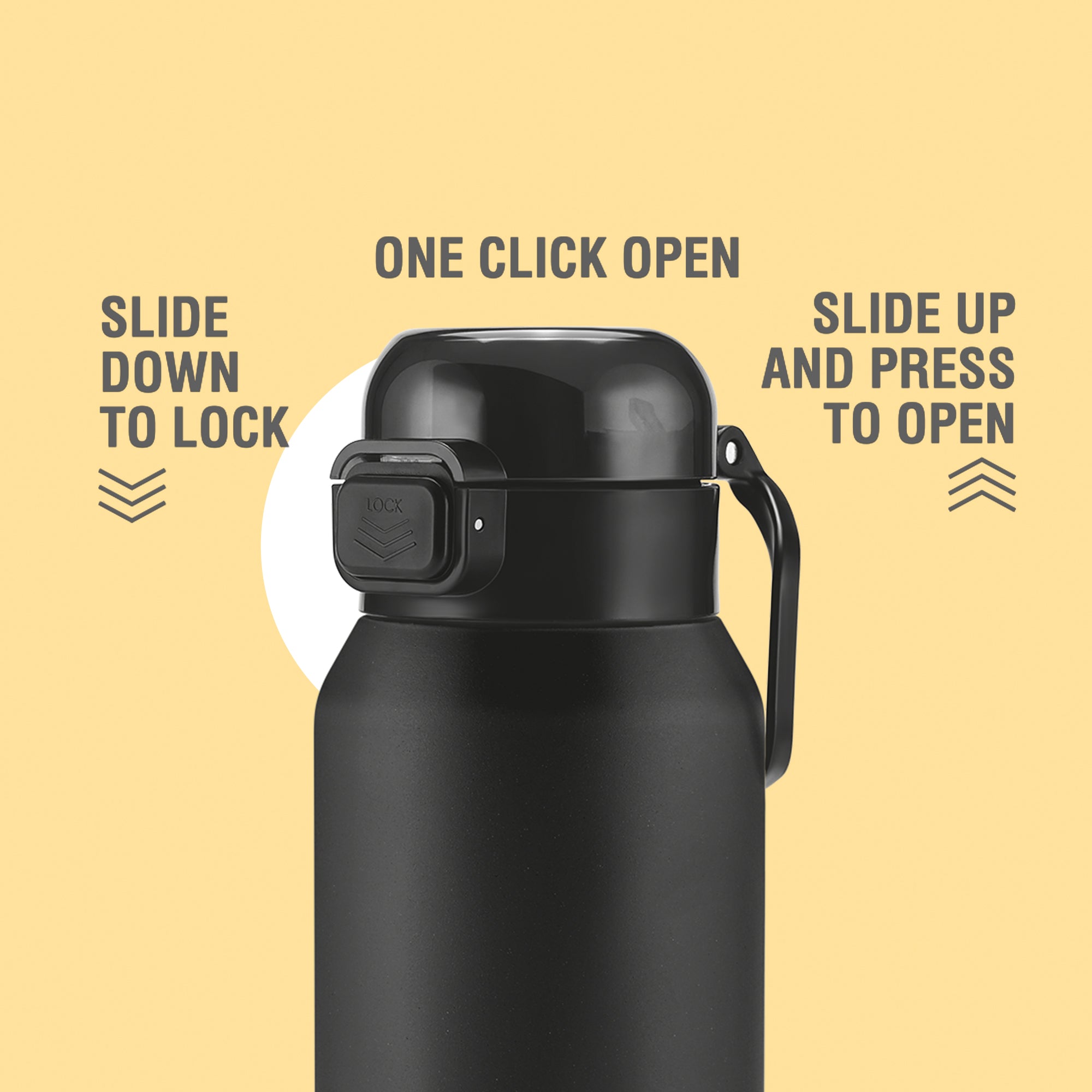 Dual Flow Thermosteel Water Bottle (Milton)