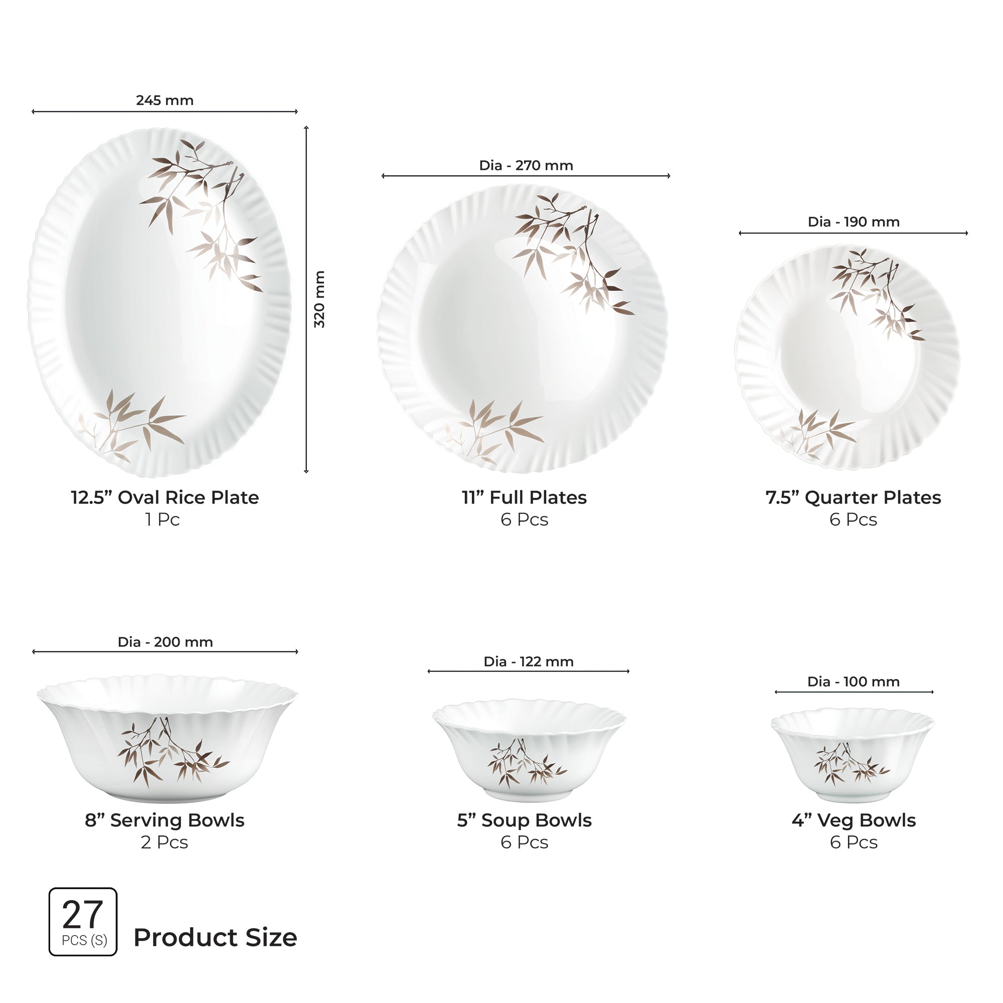 Aurelia Collection Dinner Set - ARASHI