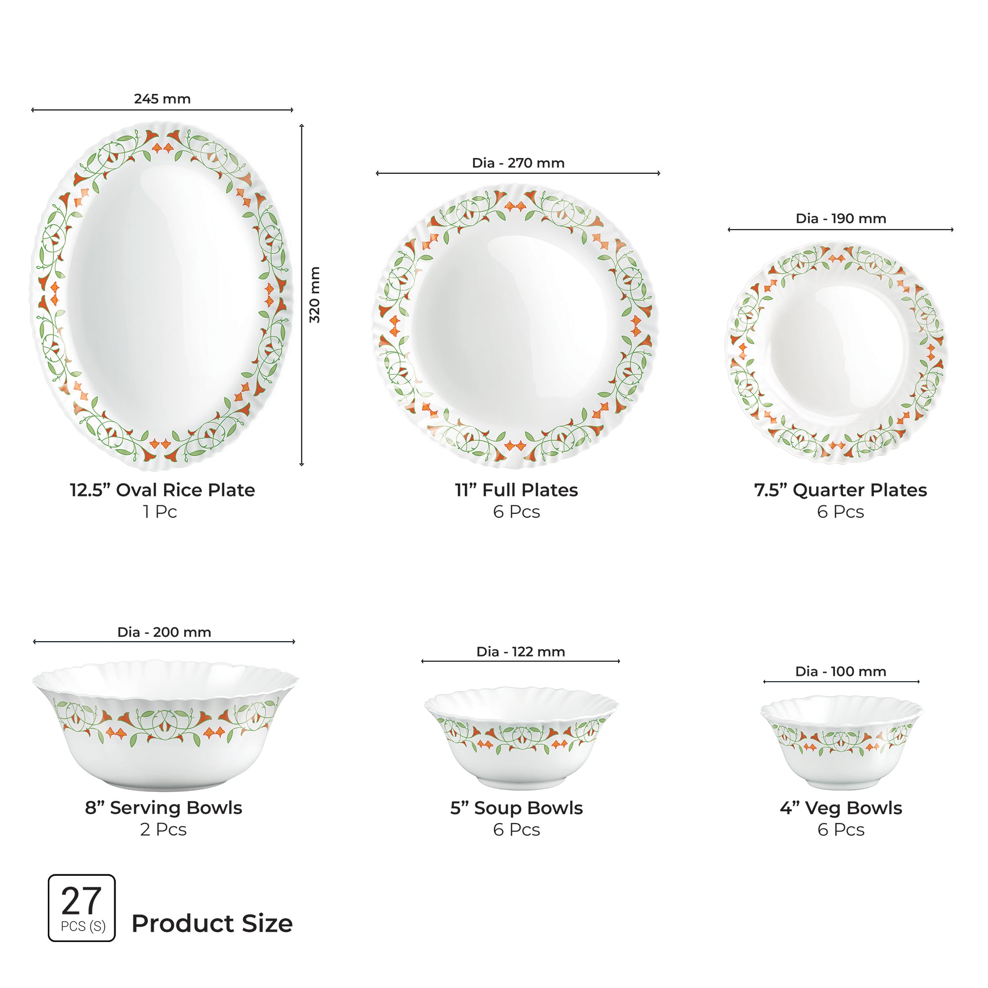Aurelia Collection Dinner Set - MEENA