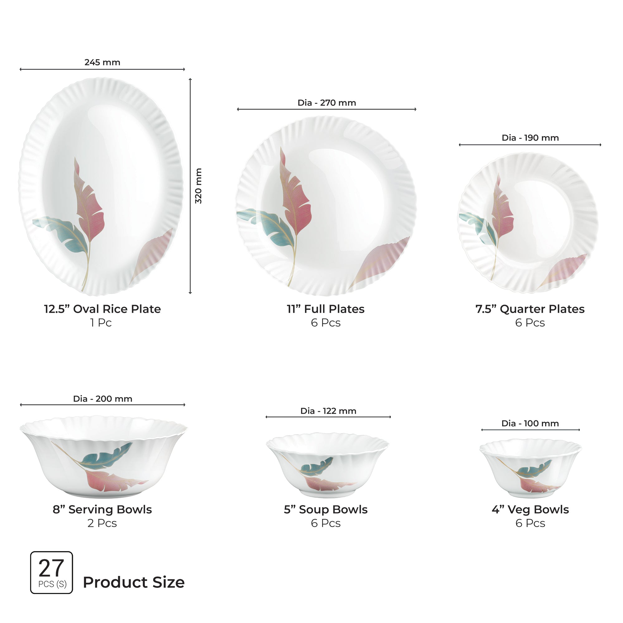 Aurelia Collection Dinner Set - PALMA