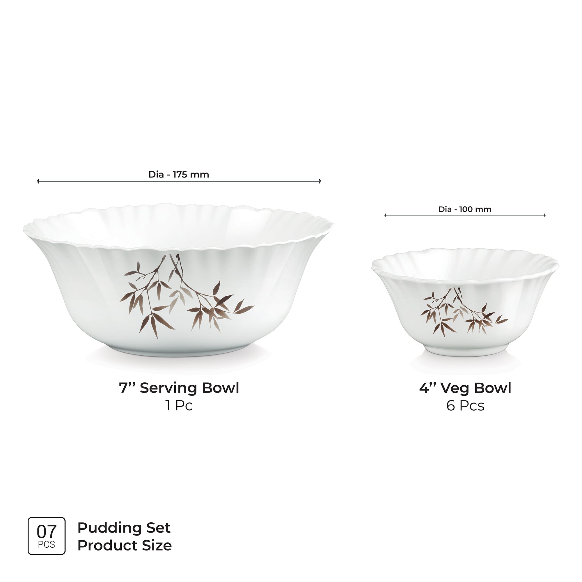 Aurelia Collection 7 Pcs Pudding Set - ARASHI (Treo by Milton)