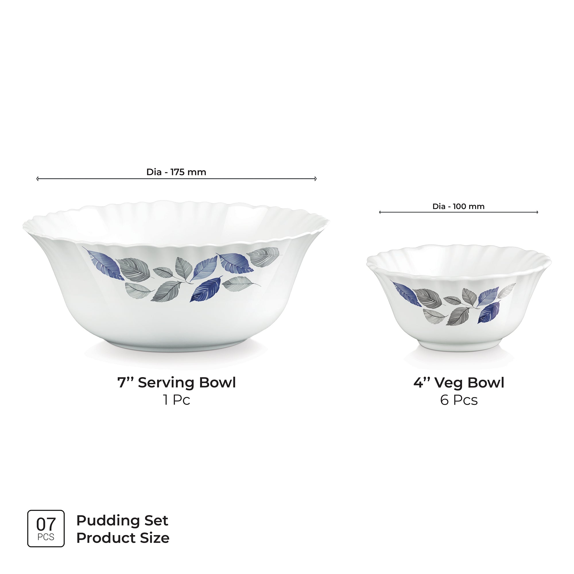 Aurelia Collection 7 Pcs Pudding Set - LUNIS (Treo by Milton)