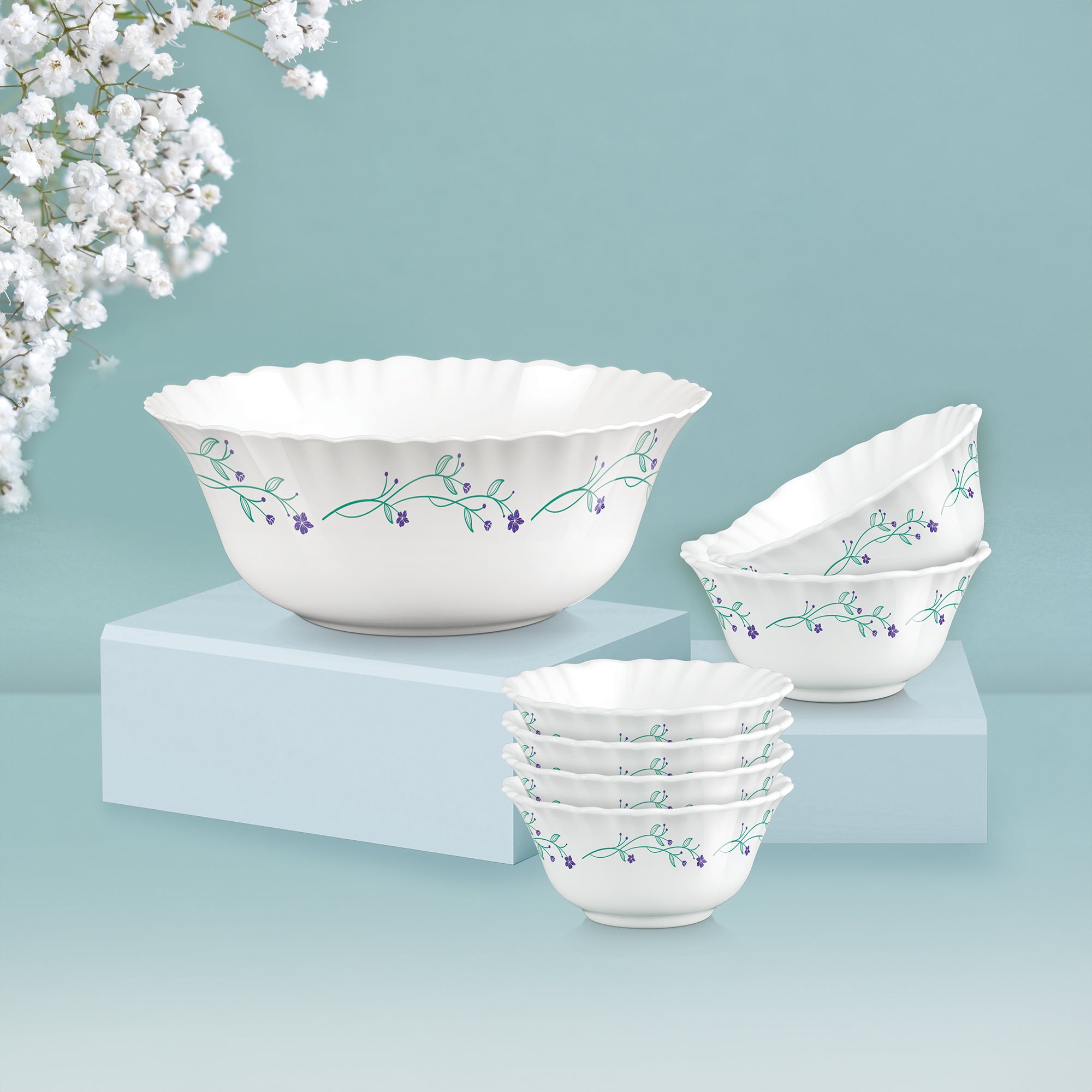 Aurelia Collection 7 Pcs Pudding Set - MUREL (Treo by Milton)