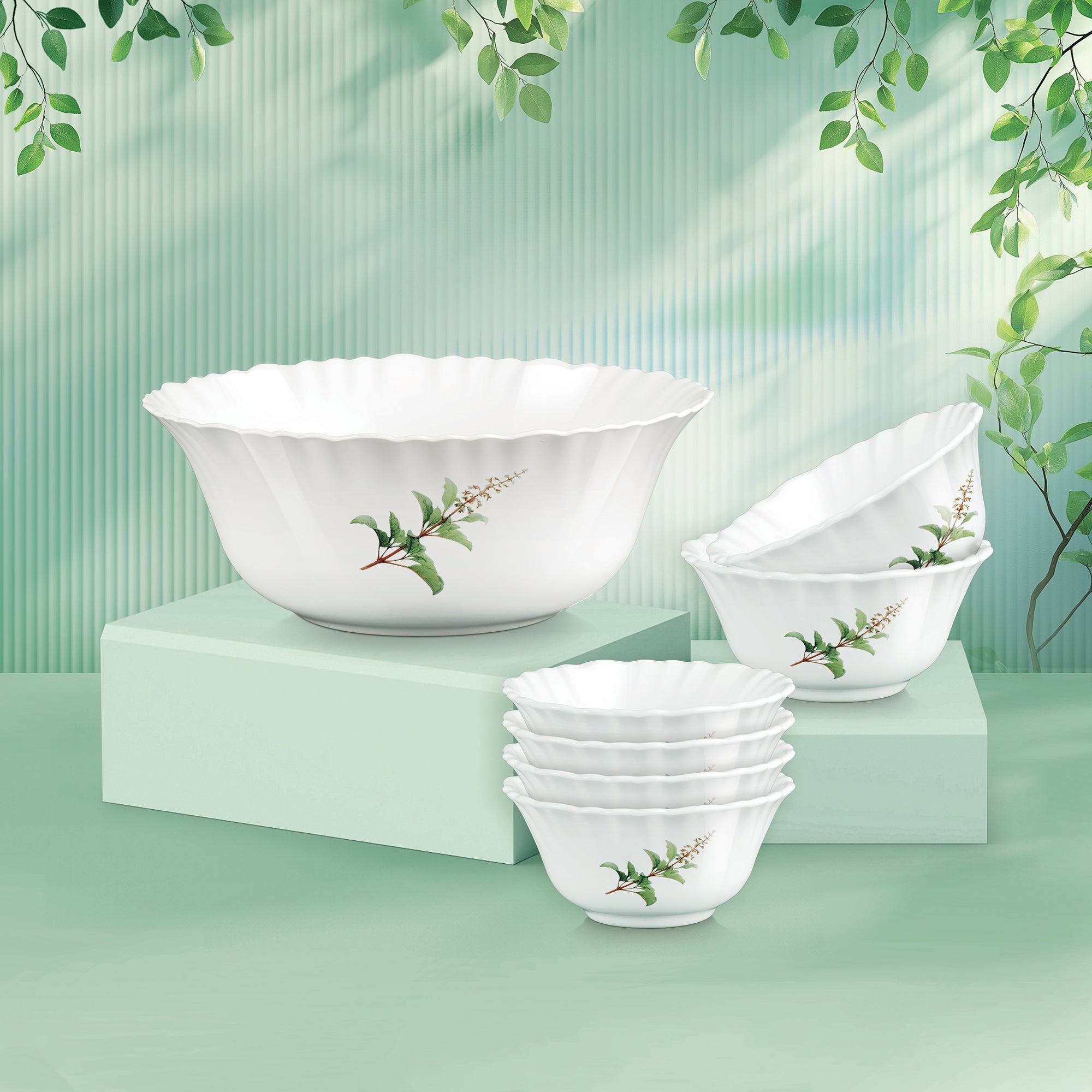 Aurelia Collection 7 Pcs Pudding Set - SAVIRA (Treo by Milton)