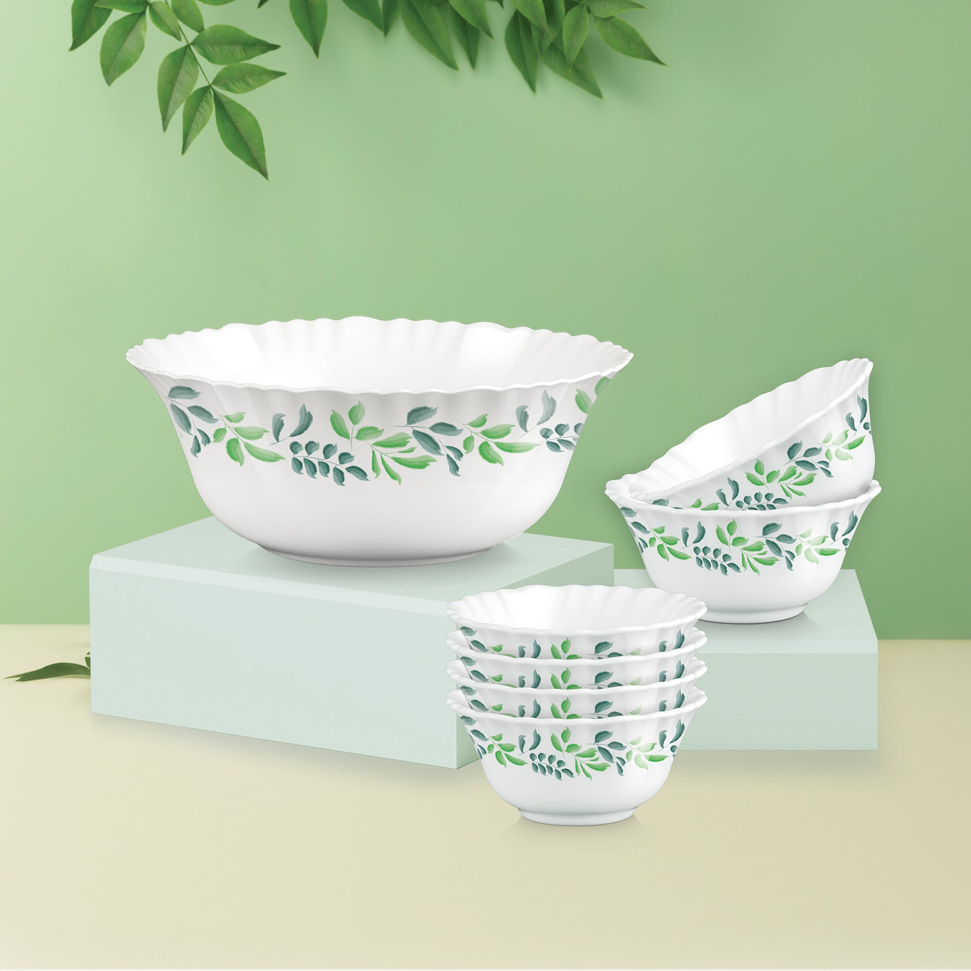 Aurelia Collection 7 Pcs Pudding Set - VERDINIA (Treo by Milton)
