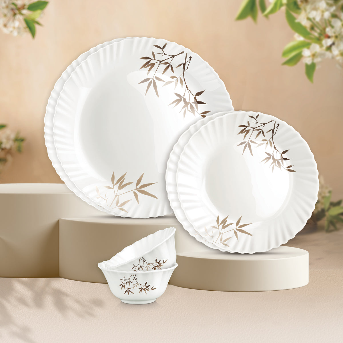 Aurelia Collection Dinner Set - ARASHI - 6 Pcs