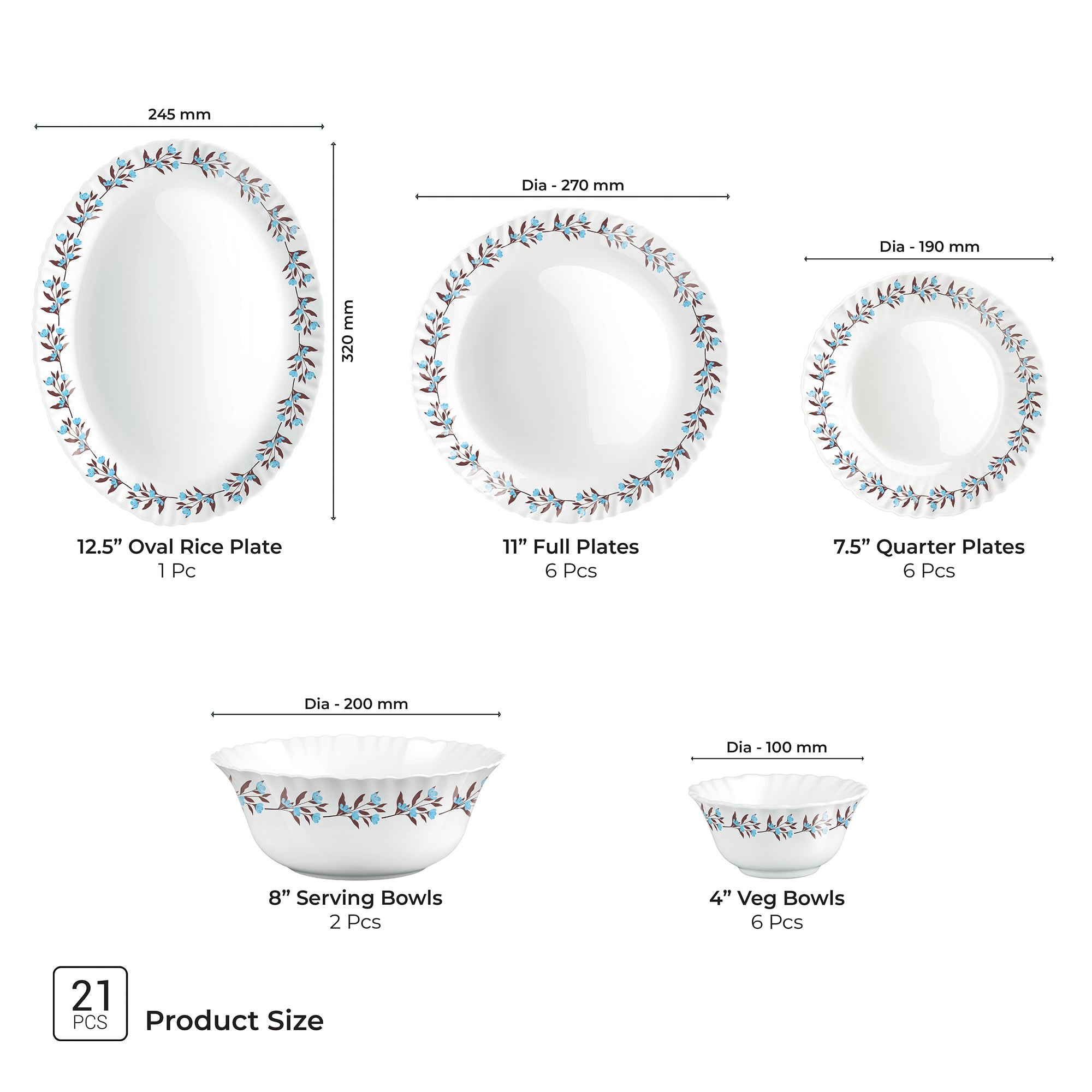 Aurelia Collection Dinner Set - LAVELLE