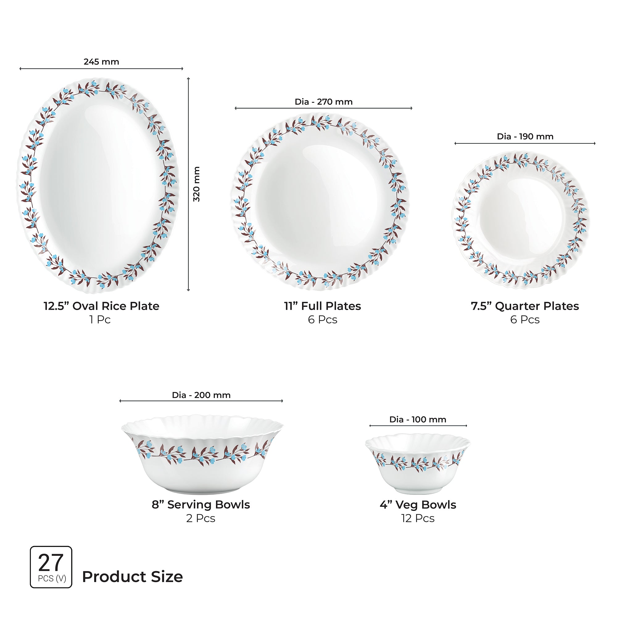 Aurelia Collection Dinner Set - LAVELLE