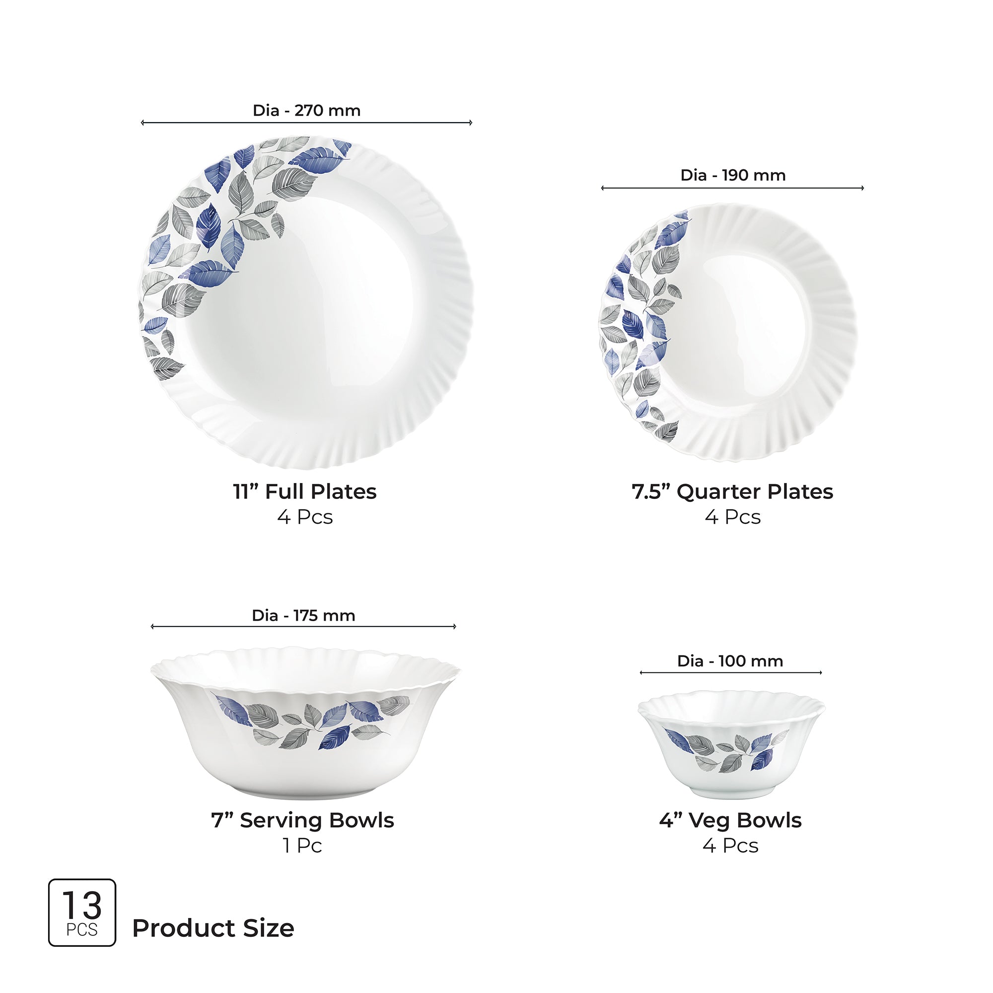 Aurelia Collection Dinner Set - LUNIS
