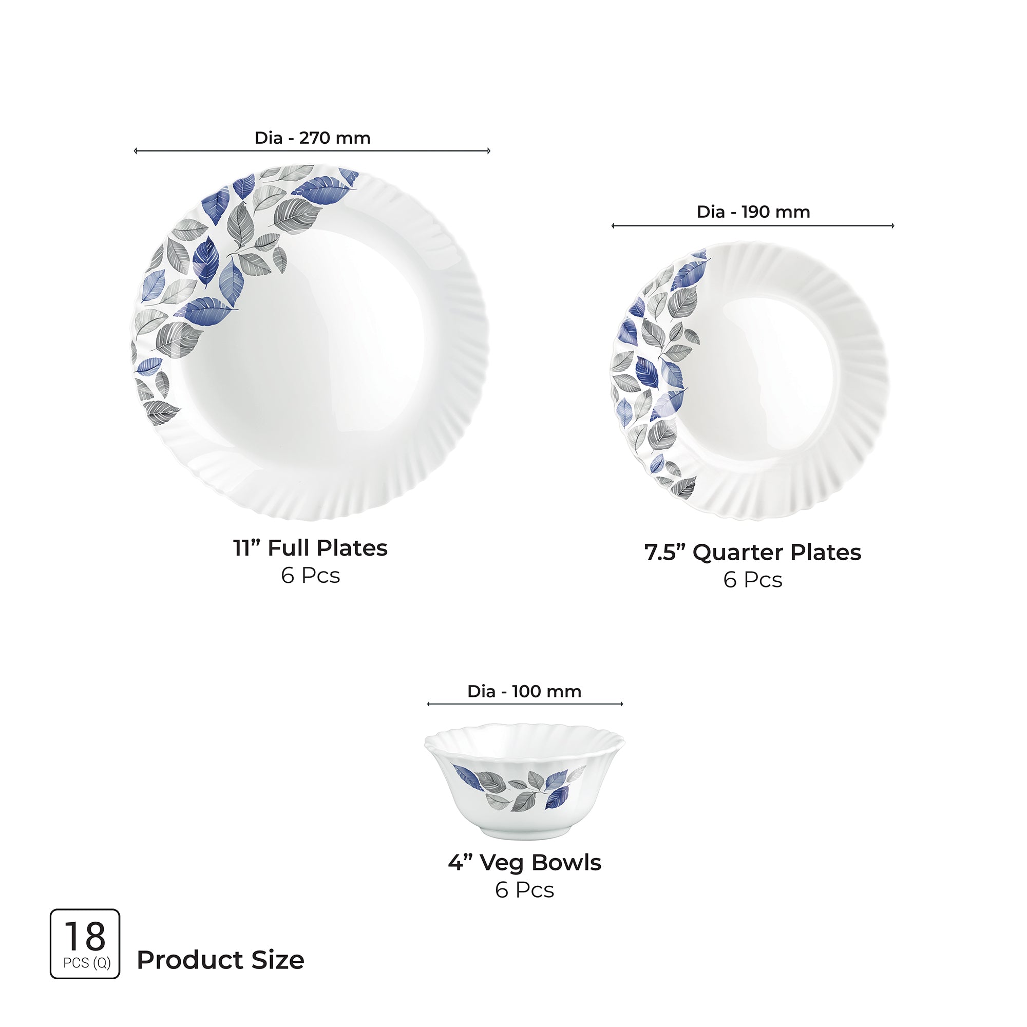 Aurelia Collection Dinner Set - LUNIS
