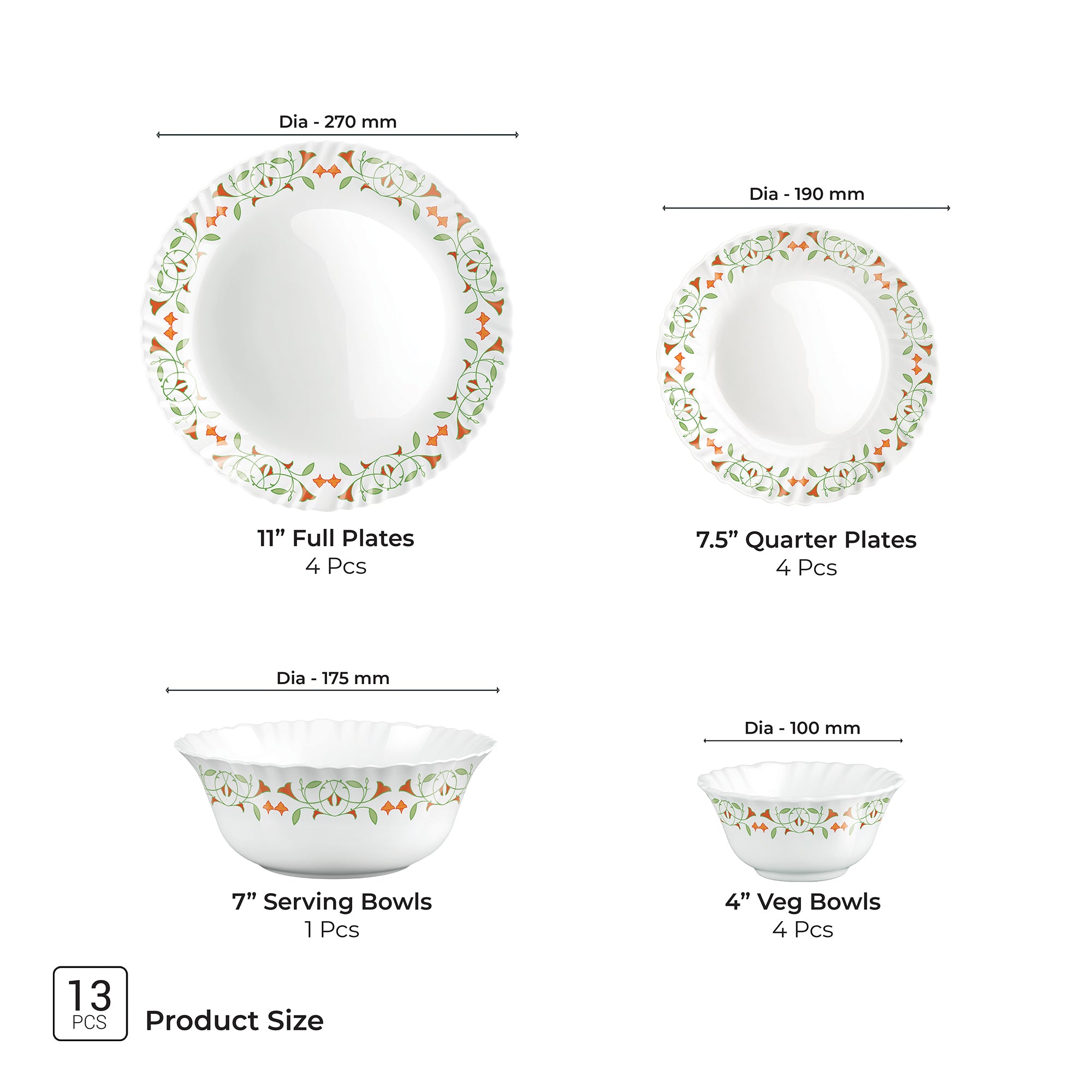 Aurelia Collection Dinner Set - MEENA