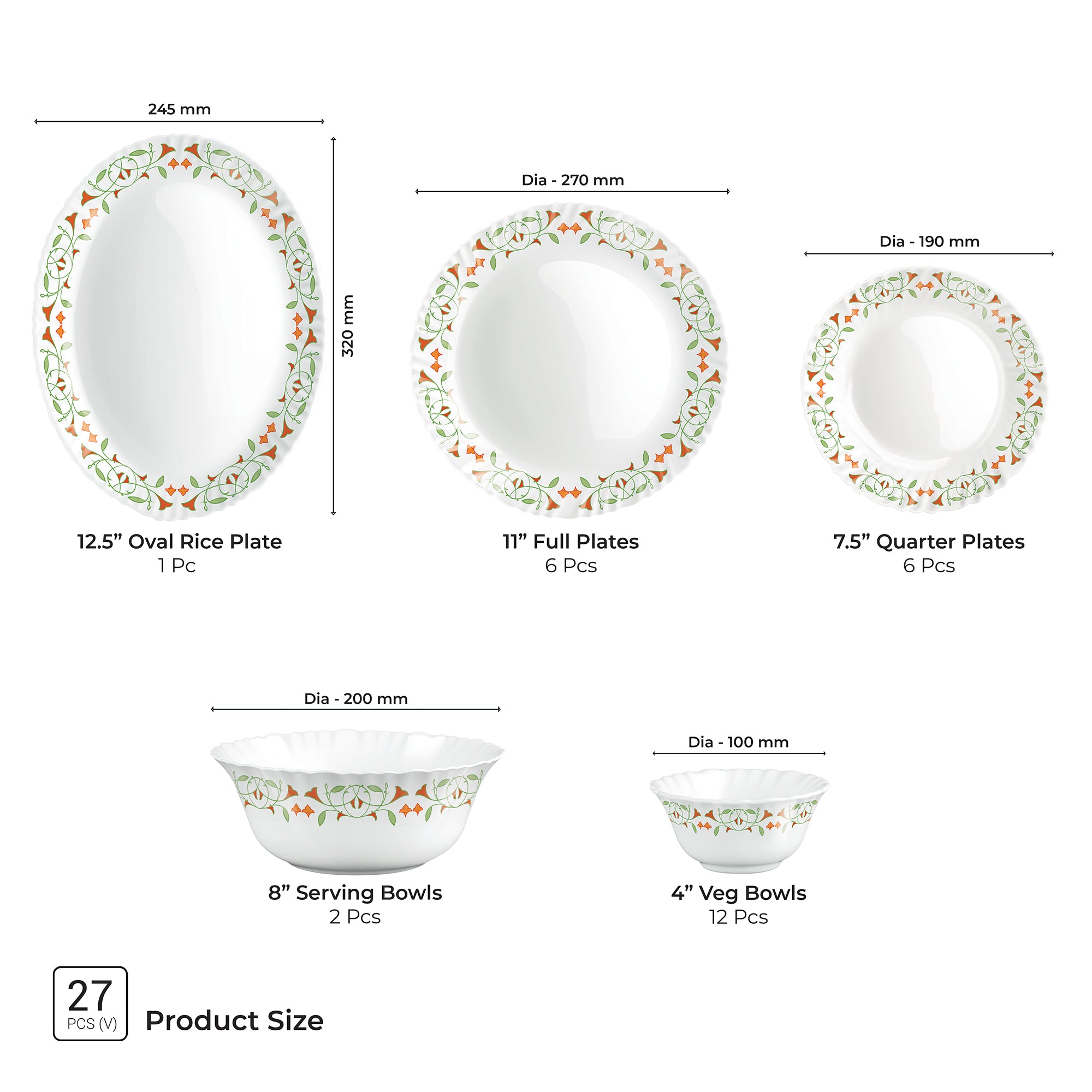 Aurelia Collection Dinner Set - MEENA