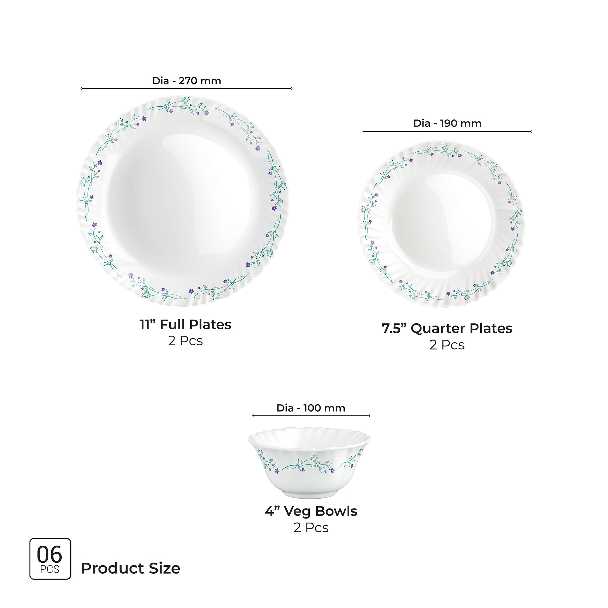 Aurelia Collection Dinner Set - MUREL