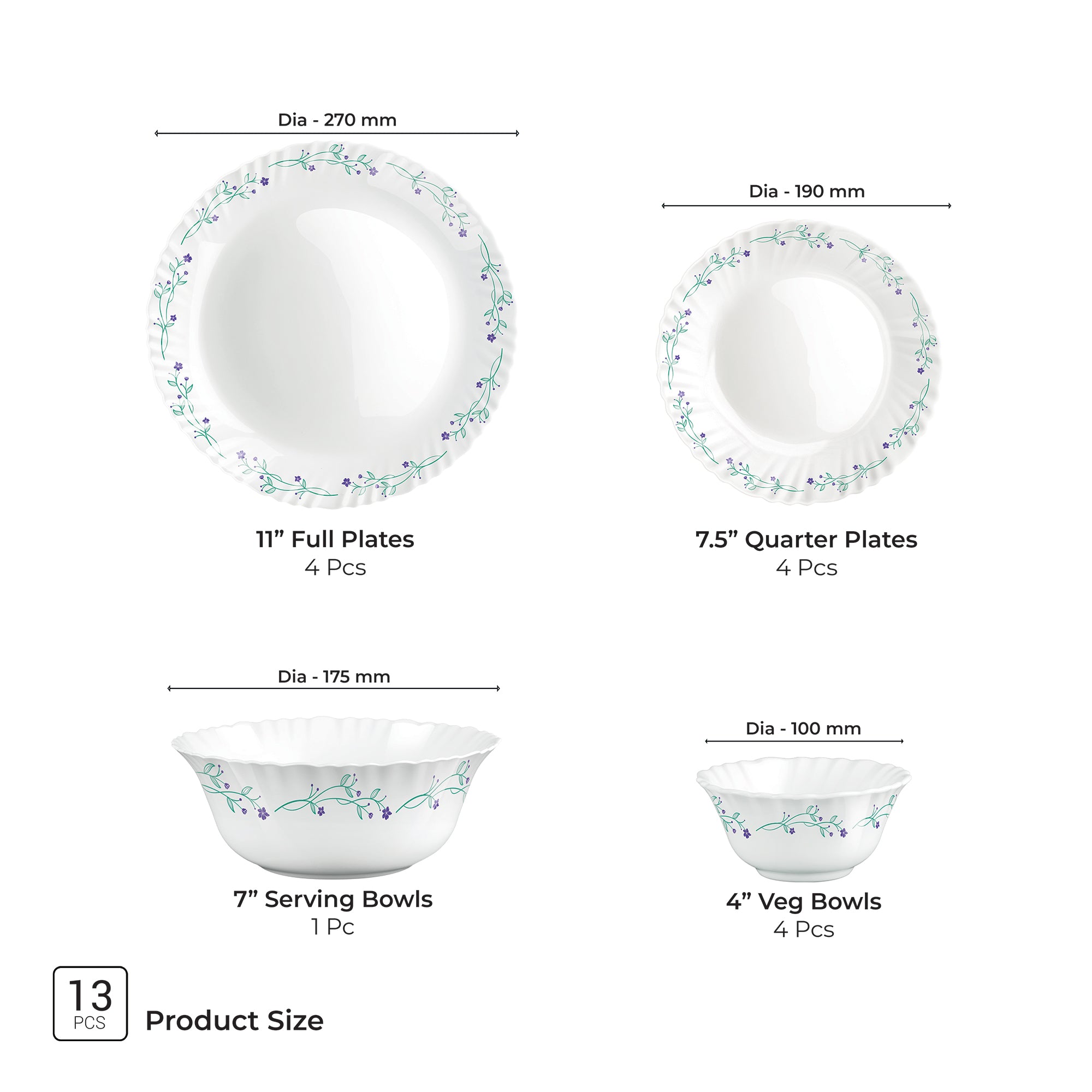 Aurelia Collection Dinner Set - MUREL