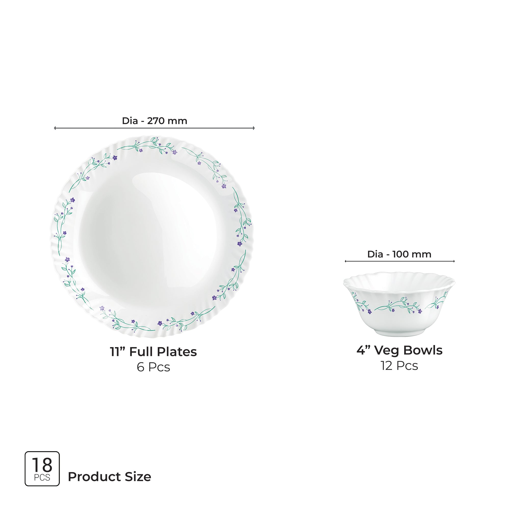 Aurelia Collection Dinner Set - MUREL
