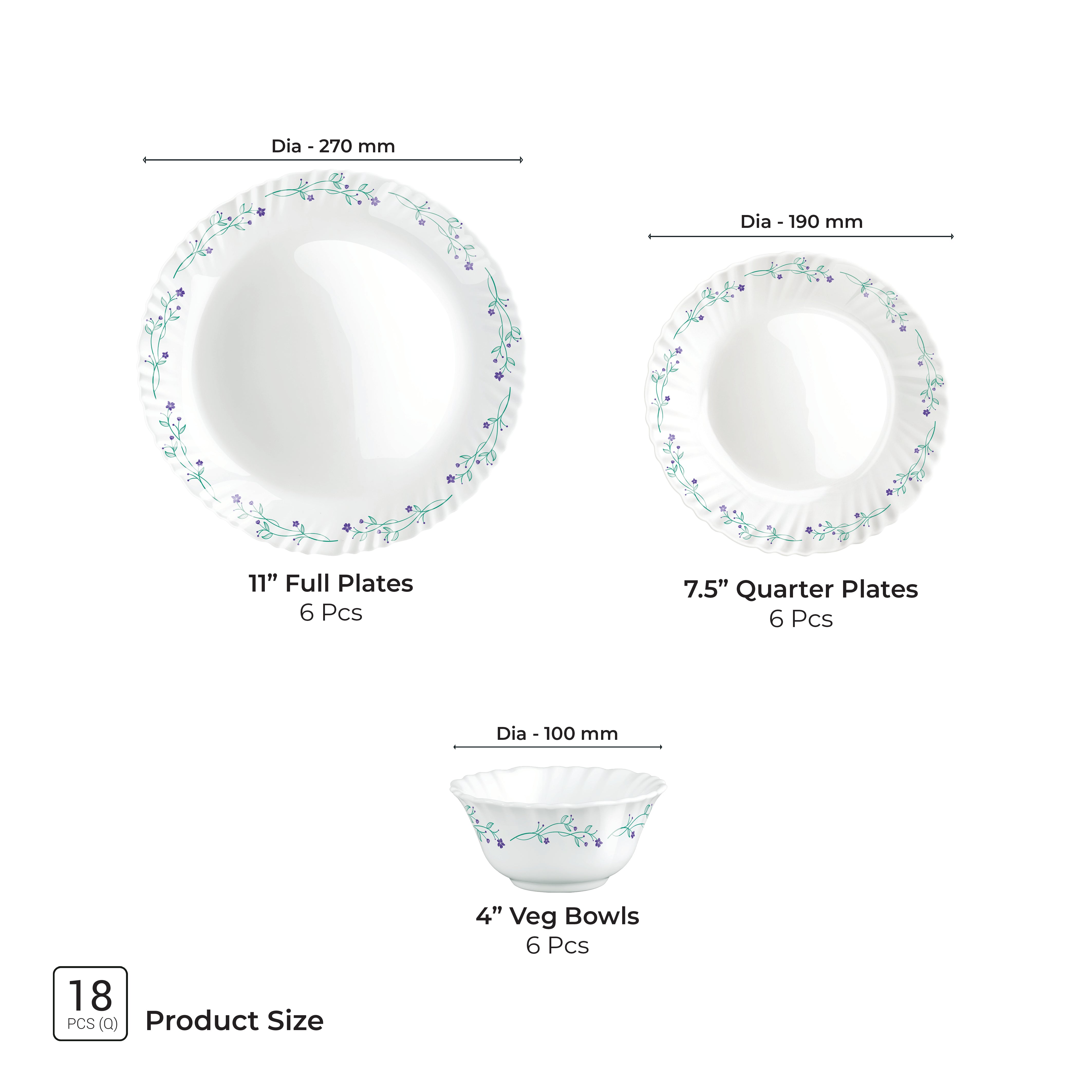 Aurelia Collection Dinner Set - MUREL